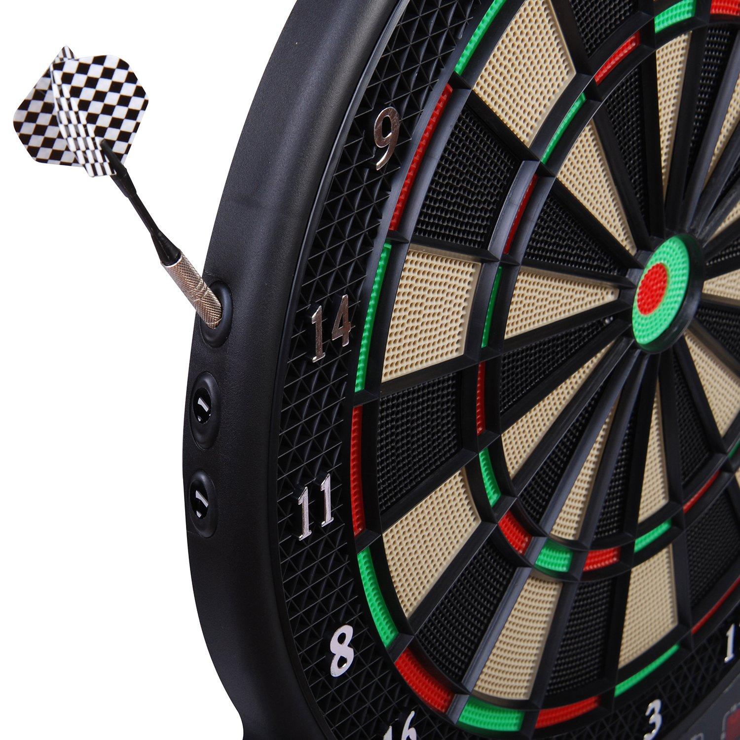 Elektronisk darttavla, 27 spel, 16 spelare, 6 dart