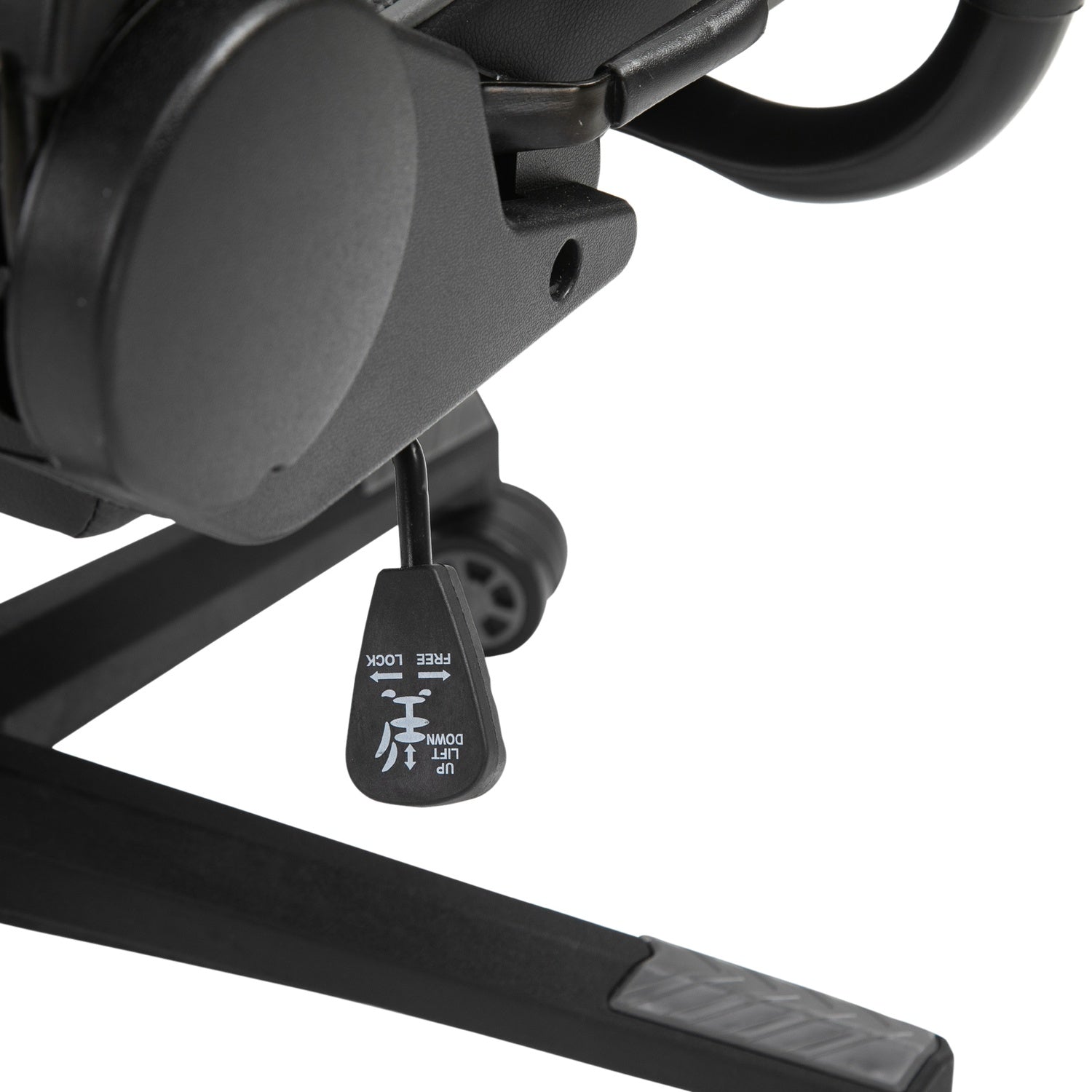Ergonomisk vridbar spelstol, svart konstläder