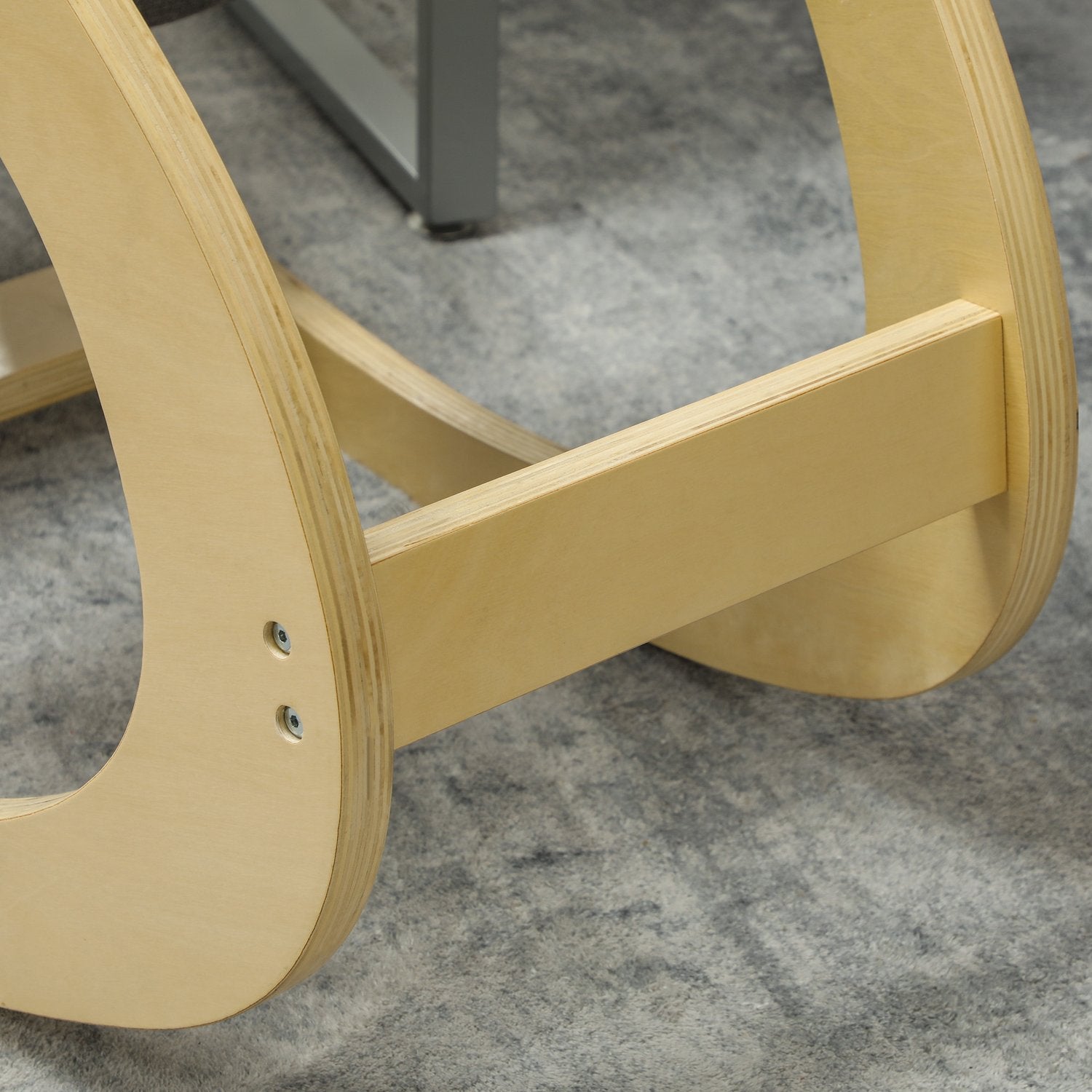 Ergonomisk gungknästol för förbättrad hållning, grå