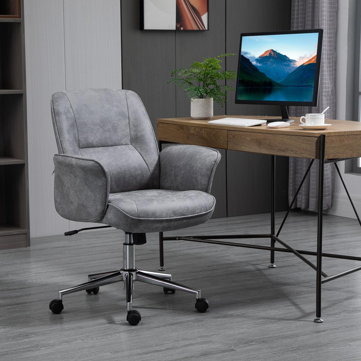 Ergonomisk kontorsstol – 360° vridbar, justerbar höjd