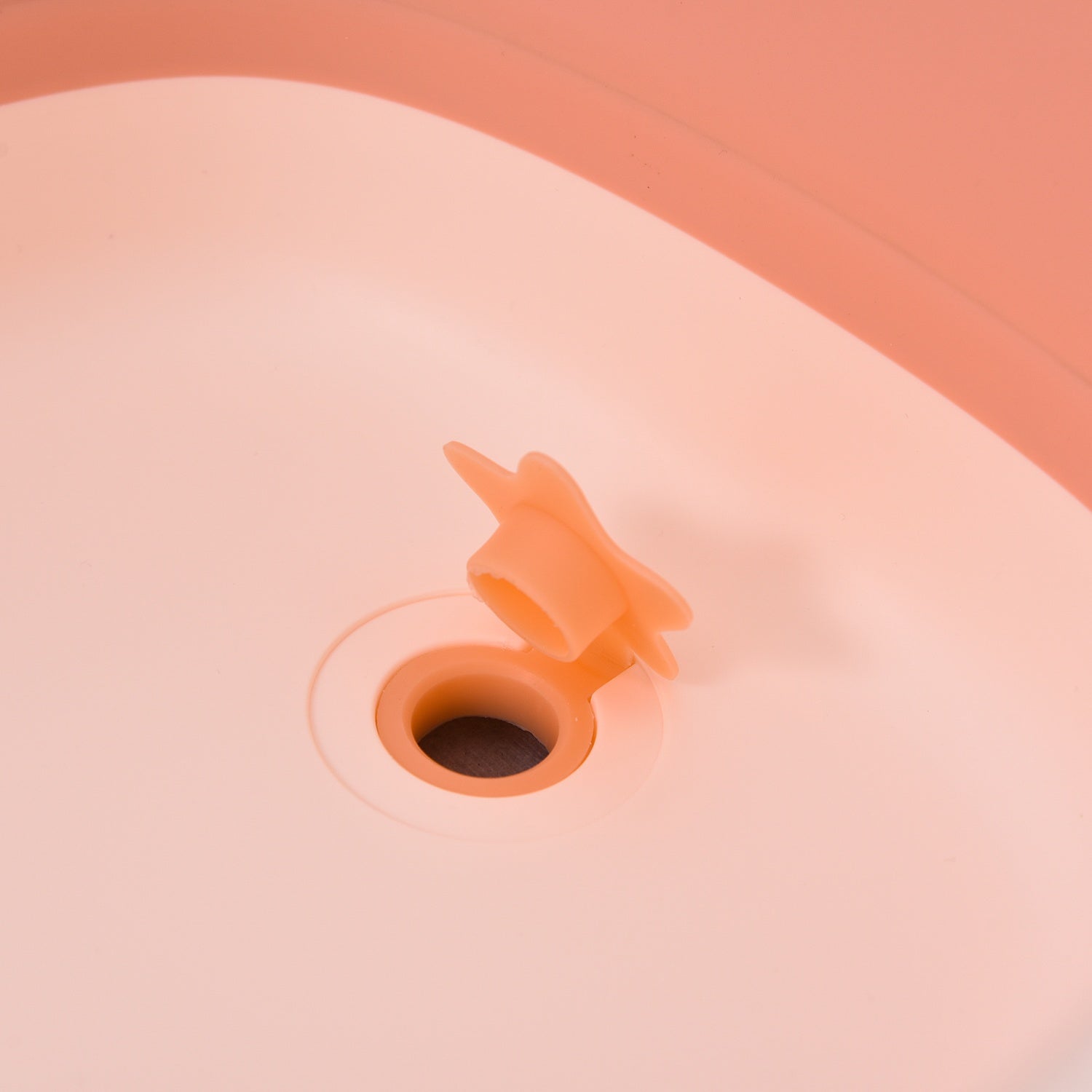 Ergonomiskt hopfällbart babybadkar, rosa plast, 84,5 cm