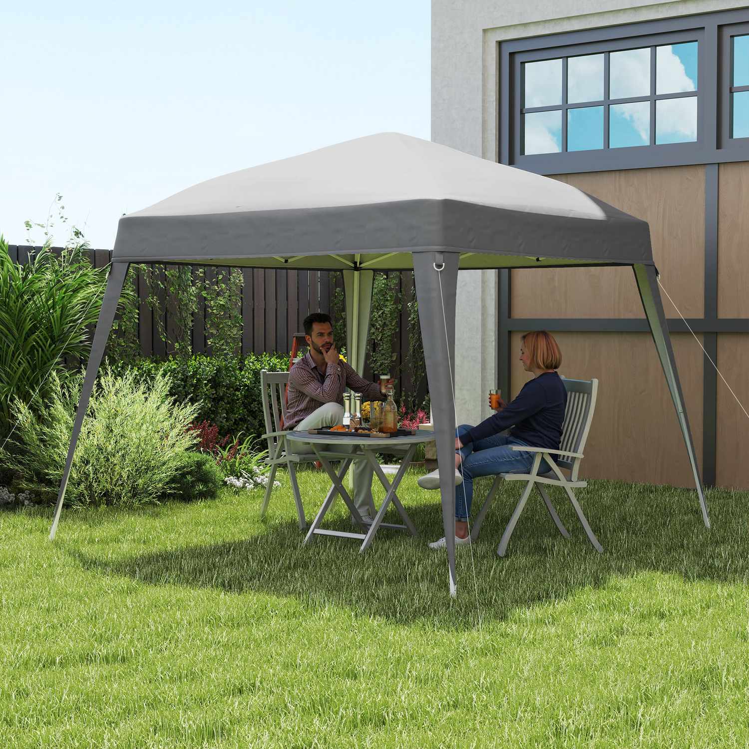 Paviljong Takbyte, 3x3 m, Vattenavvisande, Stormsäker