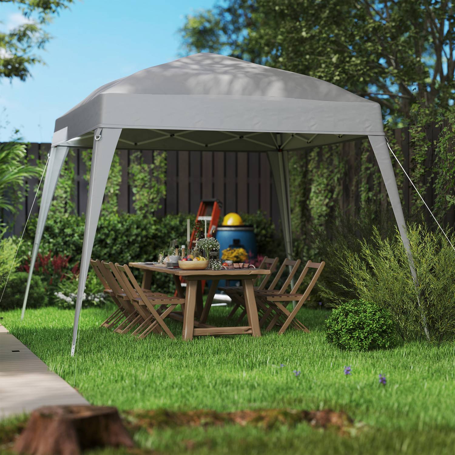 Paviljong Takbyte, 3x3 m, Vattenavvisande, Stormsäker
