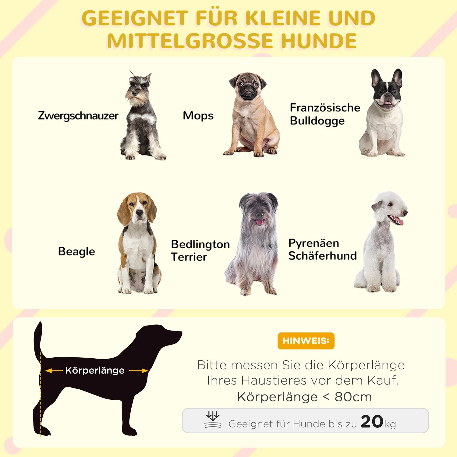 Fir Wood Dog House, väderbeständig med avtagbart golv