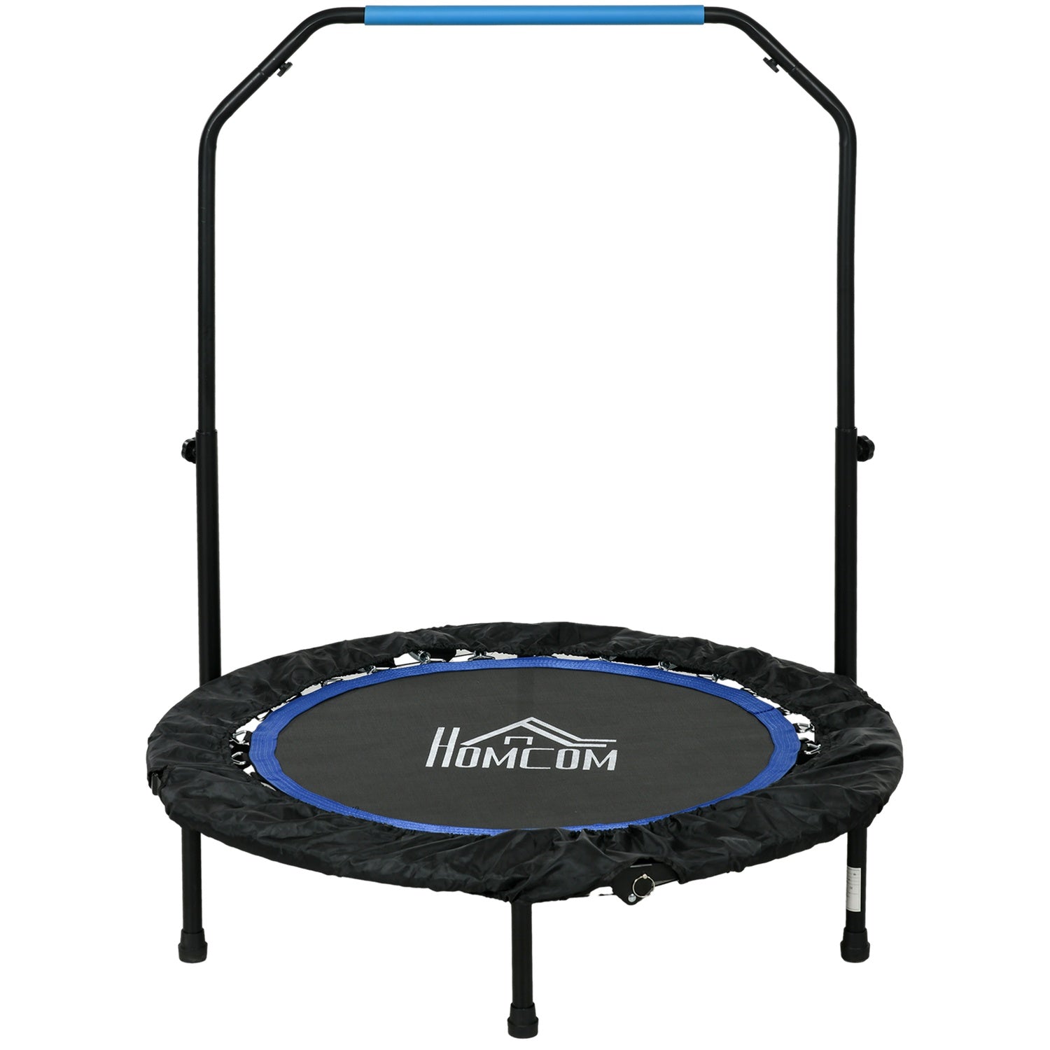 Vikbar fitnessstudsmatta, 100 kg, justerbart handtag, LCD