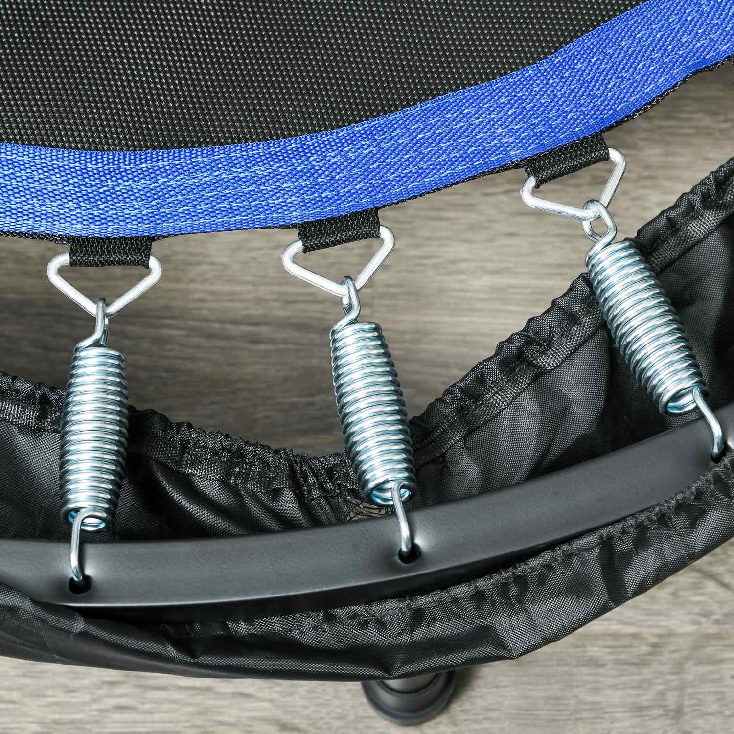 Vikbar fitnessstudsmatta, 100 kg, justerbart handtag, LCD