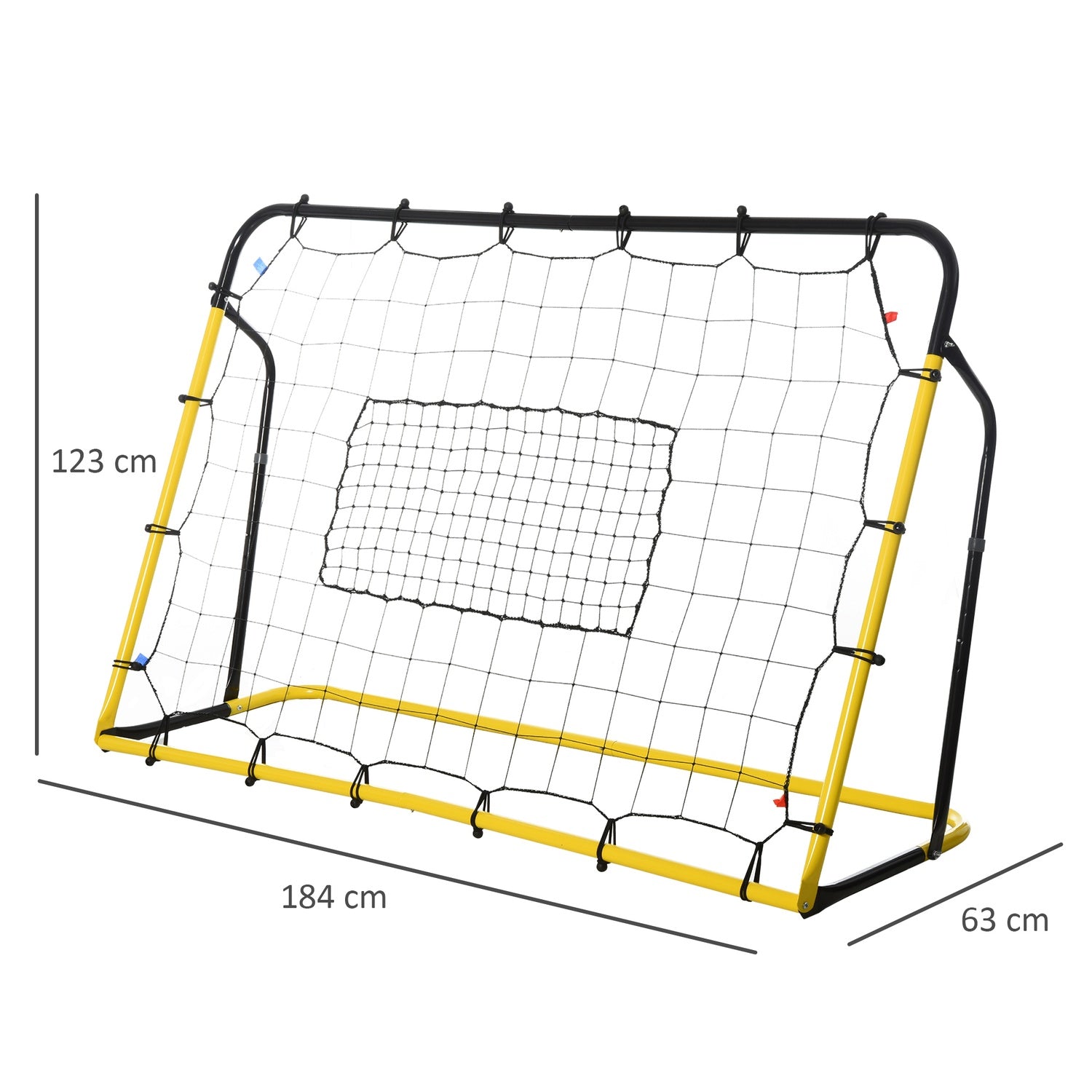 Football Rebound Wall Net – Multi-Sport, hållbart, 184x63x123 cm