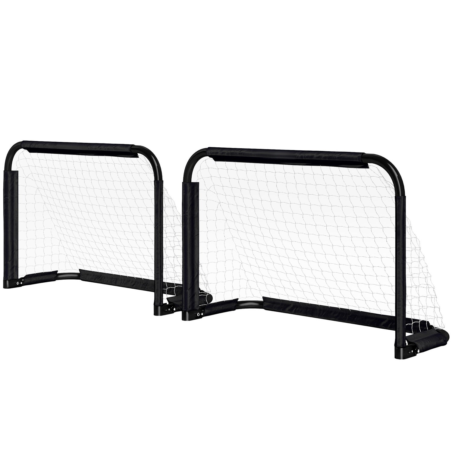 Fotbollsmålset om 2 – Vikbar metallram, 90x36x60 cm