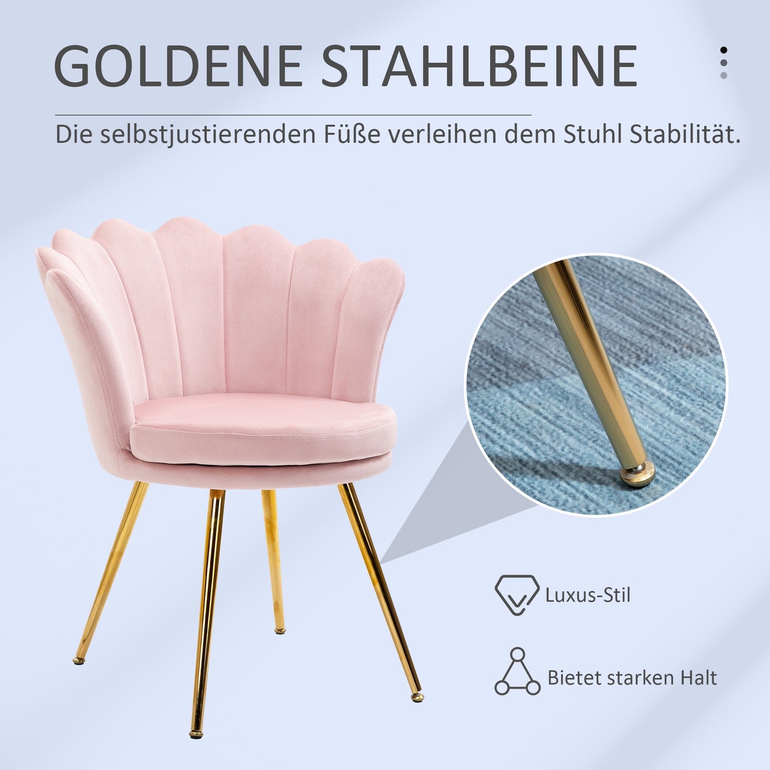 Pink Velvet Lounge Chair, Lotus Design, Metal Ben