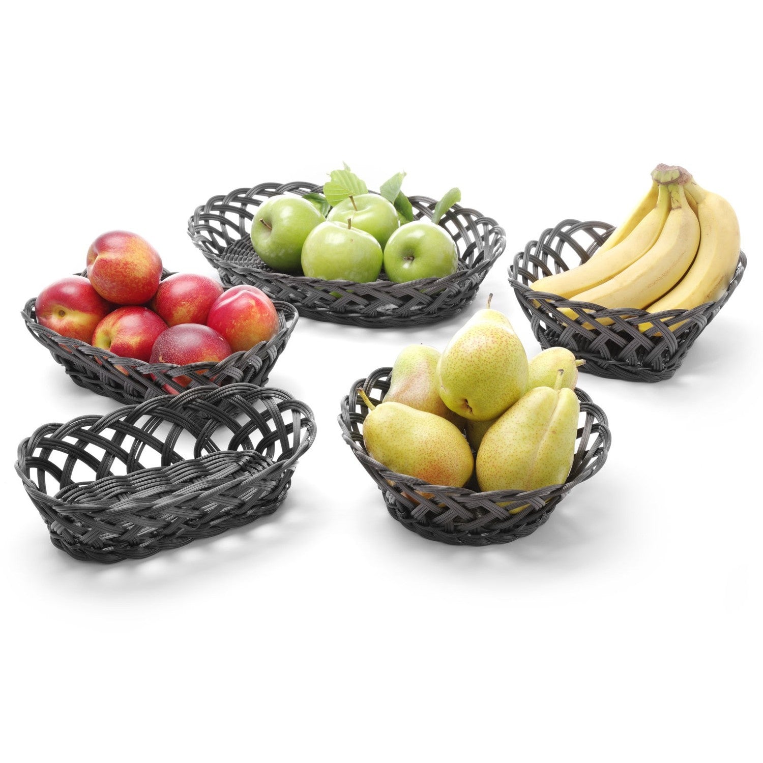 Fyrkantig flätad frukt- och grönsakskorg - Hendi 426227