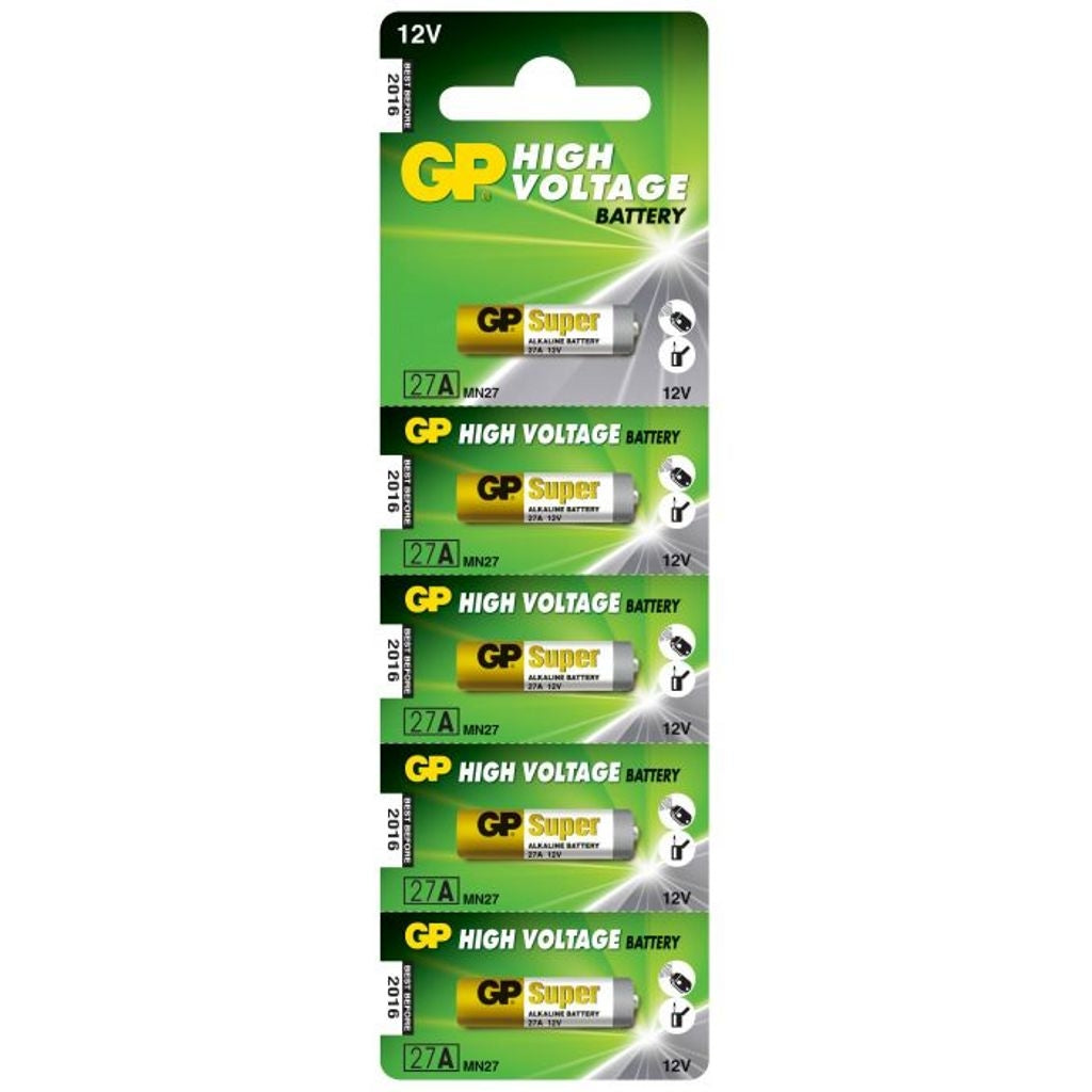 GP Specialbatterier 27A, 5-pack
