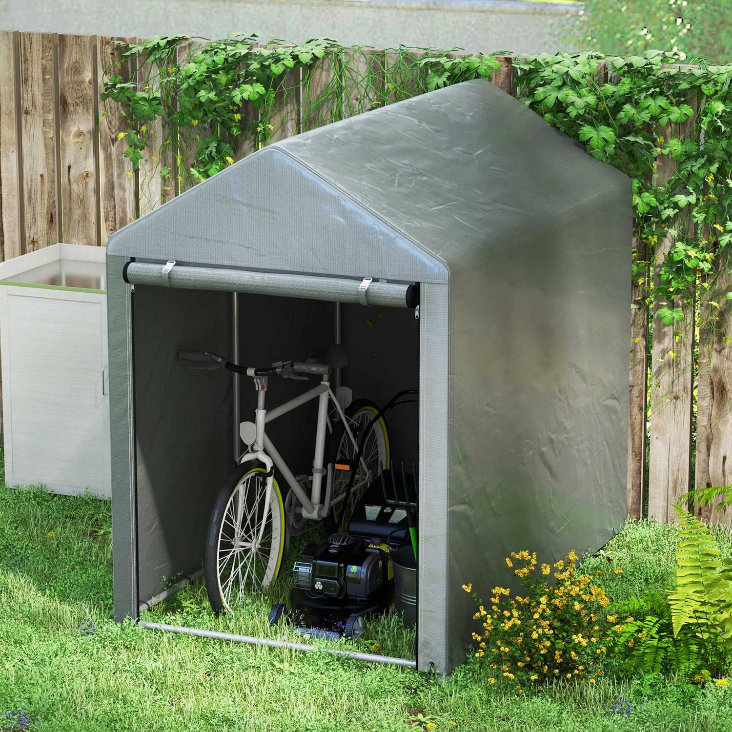Vattentätt garagetält med UV-skydd – Stålram