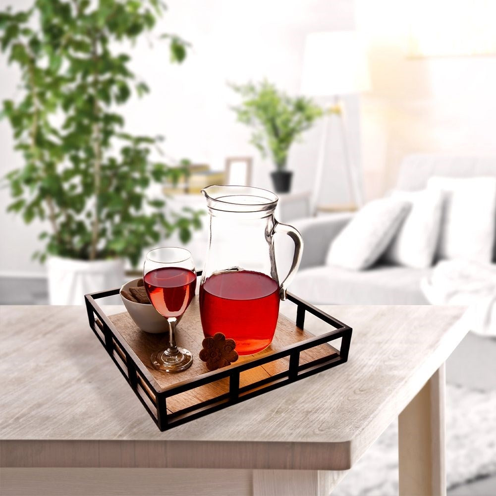Glaskanna för drycker: Vatten, juice, lemonad, iste