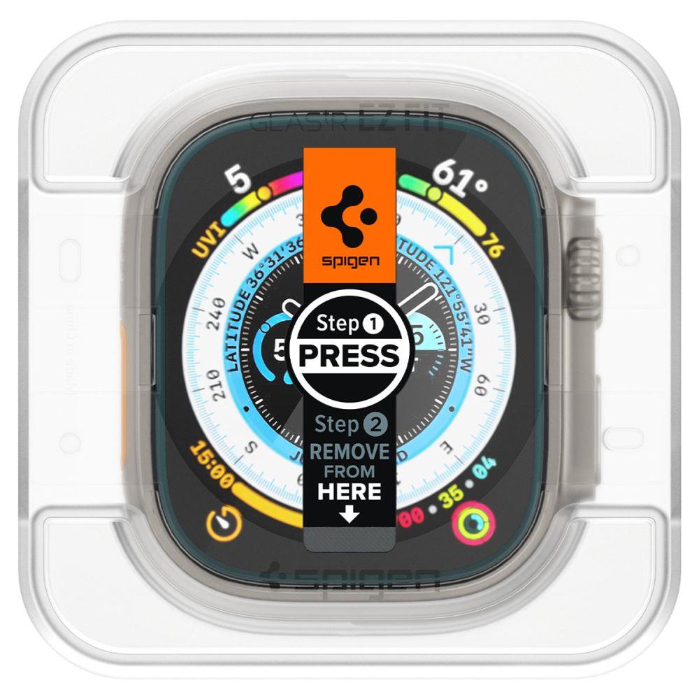 GlastR EZ Fit härdat glas för Apple Watch Ultra 49mm SET med 2 st.
