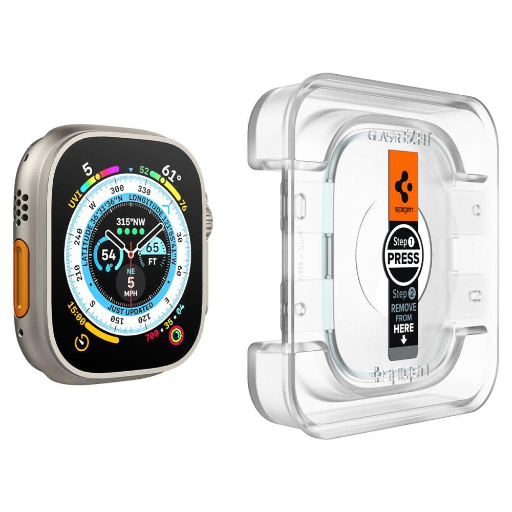 GlastR EZ Fit härdat glas för Apple Watch Ultra 49mm SET med 2 st.