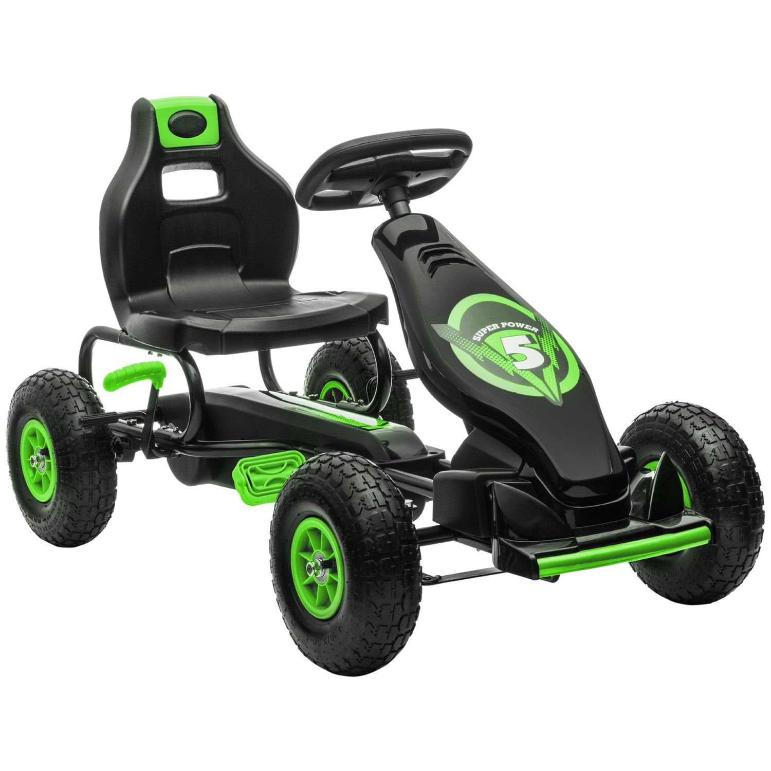 Gokart för barn med justerbar sits och handbroms
