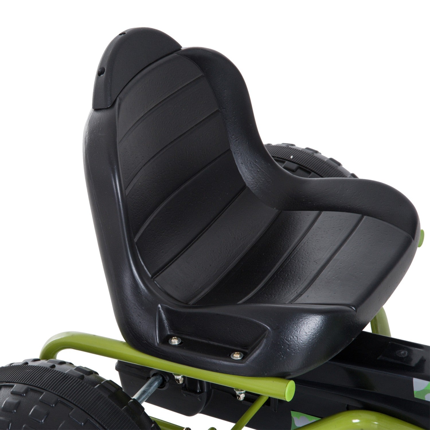 Green Pedal Go Kart för barn med justerbar sits och broms