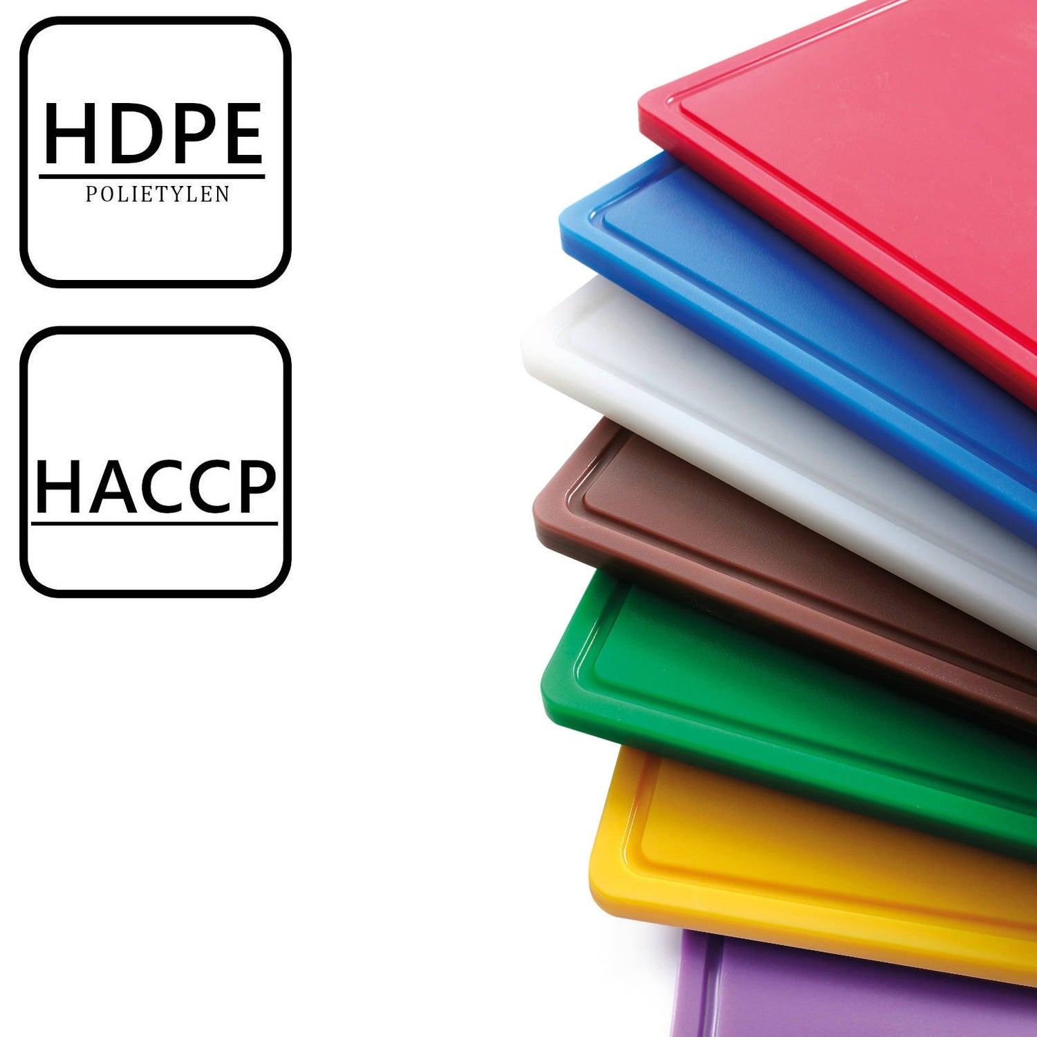 HACCP skjærebrett for grønnsaker GN 1/2 grønn - Hendi 826133