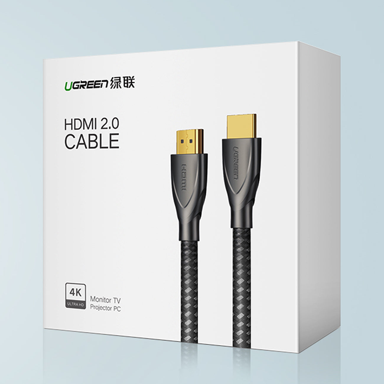 HDMI 2.0 4K UHD-kabel, 2m, svart
