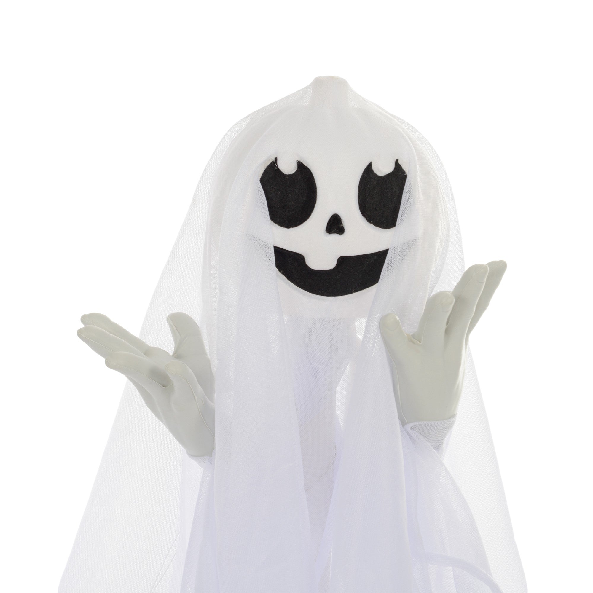 Halloweendekoration – 3 lysande spöken, rörelsesensor, 54x10x60 cm
