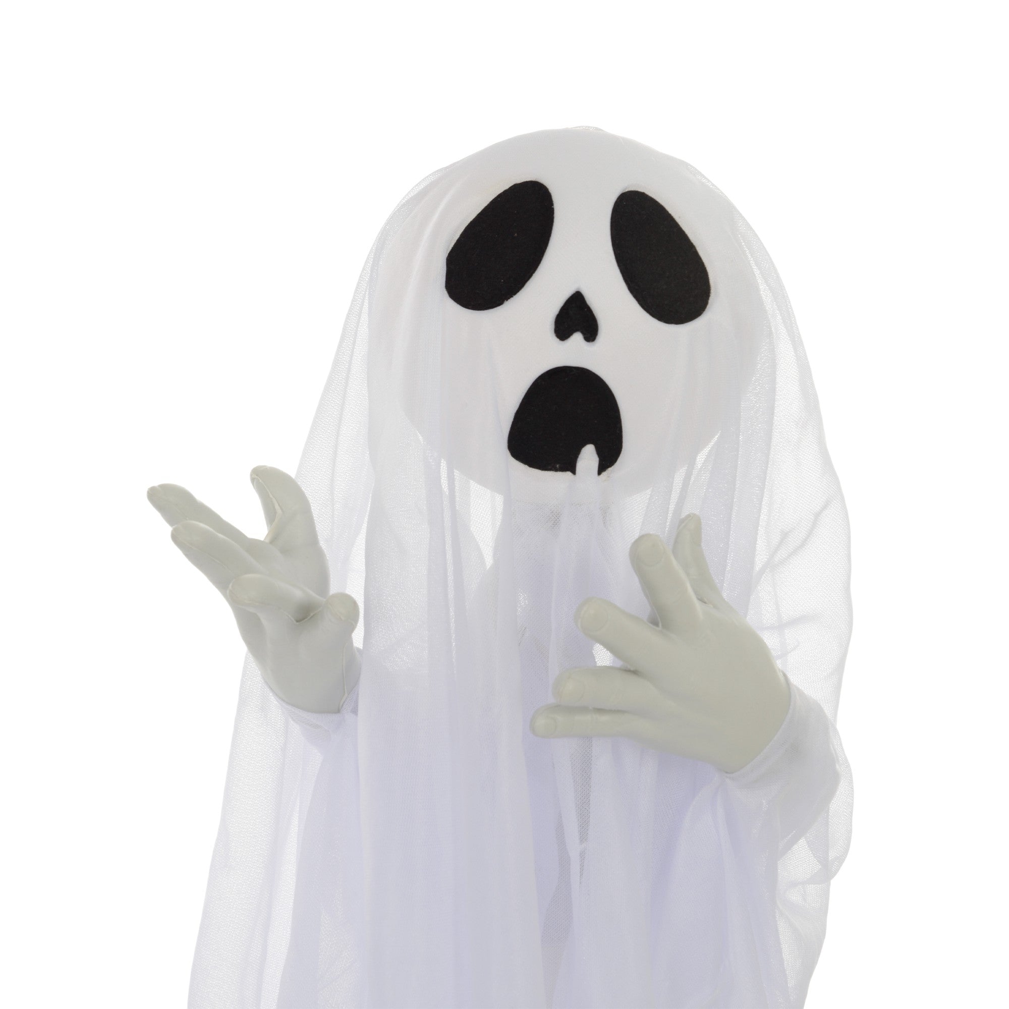 Halloweendekoration – 3 lysande spöken, rörelsesensor, 54x10x60 cm