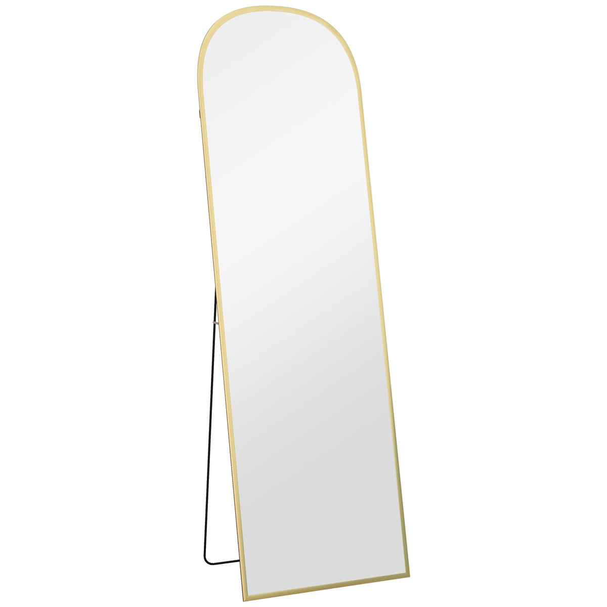 Helkroppsspegel, guld, 50 x 161,5 cm, aluminiumram