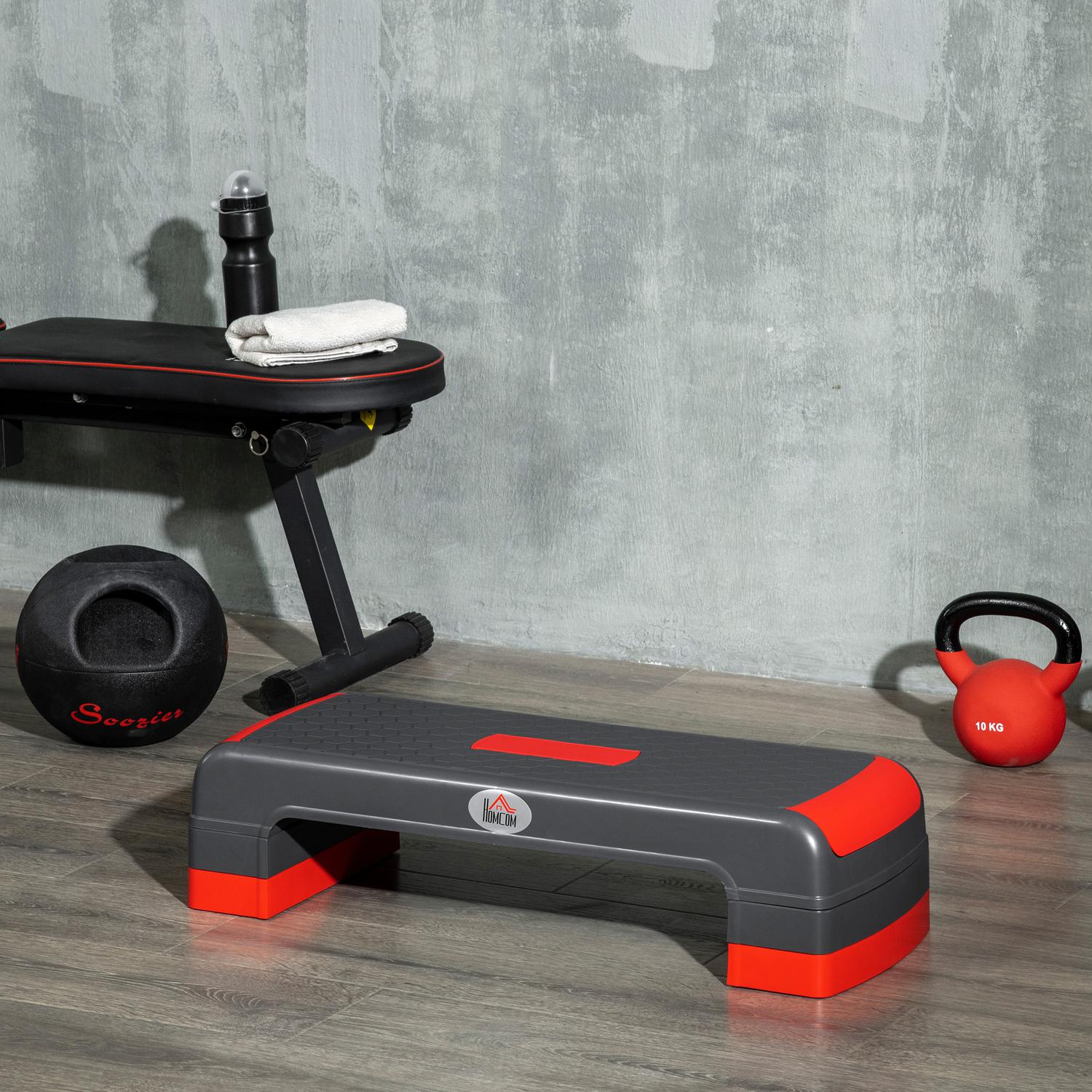 Höjdjusterbar Aerobic Step Board, 3 nivåer, 150 Kg Max