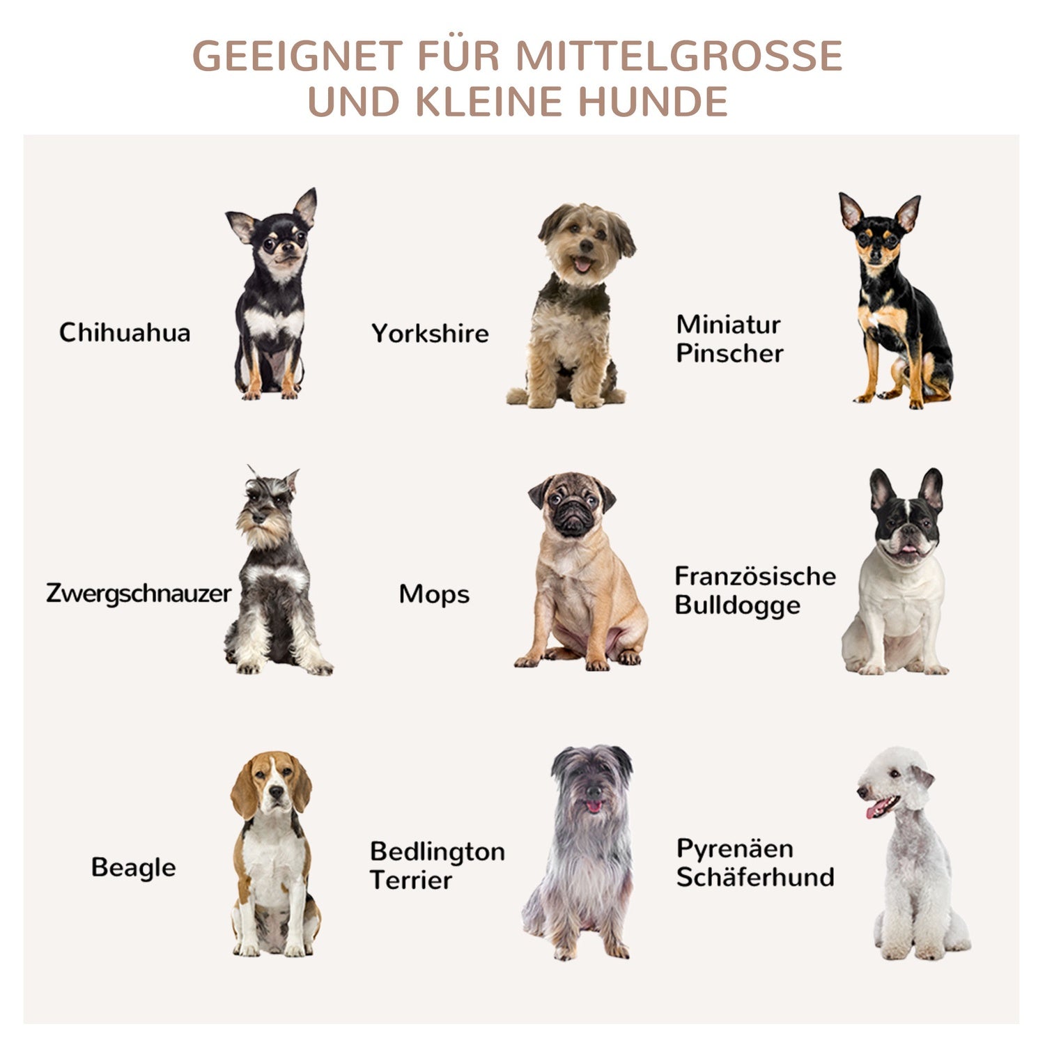 Hundbur med kudde, utdragbar bricka, ek & svart, 80x55x71 cm