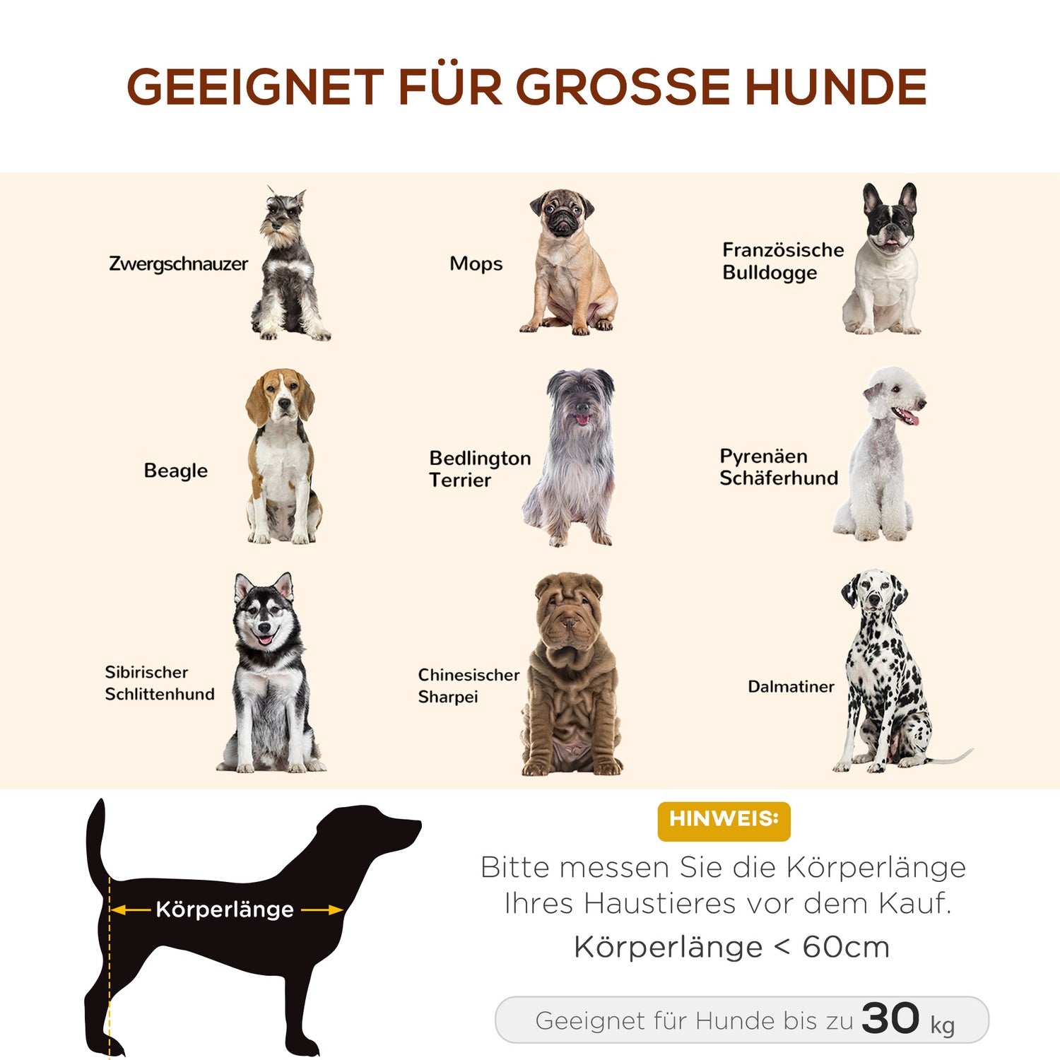 Hund- och kattsäng utomhus med reservöverdrag, 110x68x20 cm