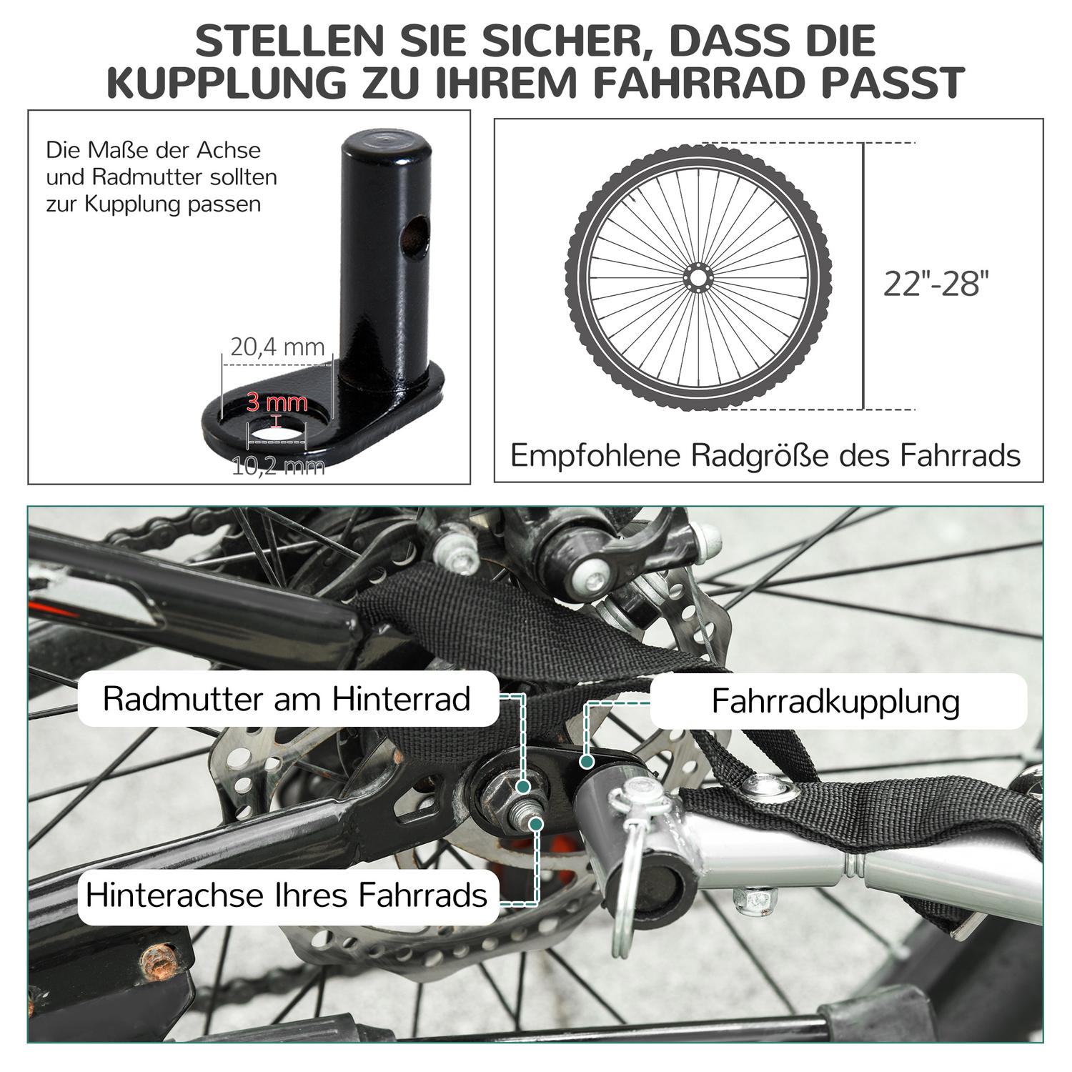 Hundcykelvagn, Oxford-tyg, blå, regnskydd