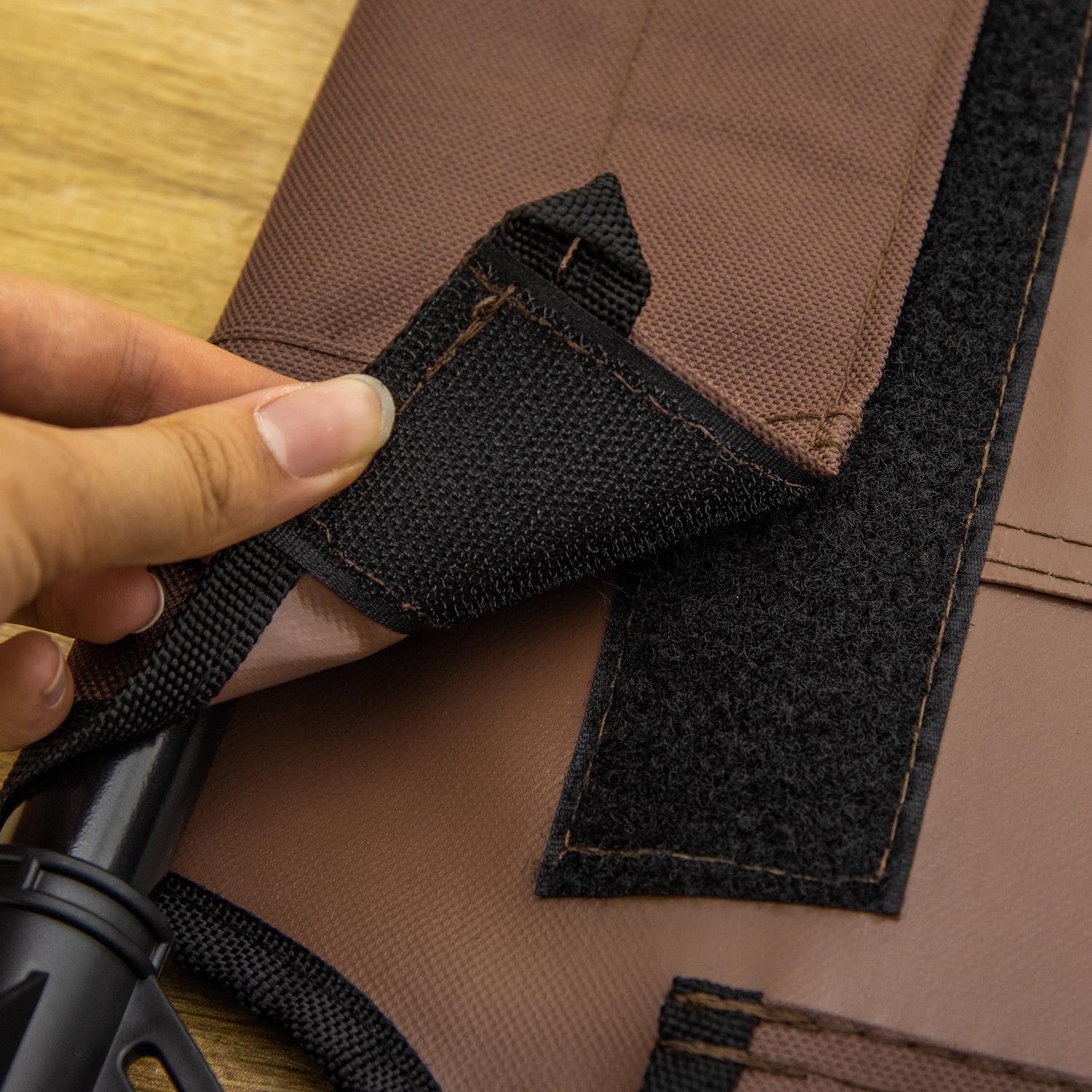 Hundsäng & bäddsoffa utomhus, kaffebrun, 92x76x18cm