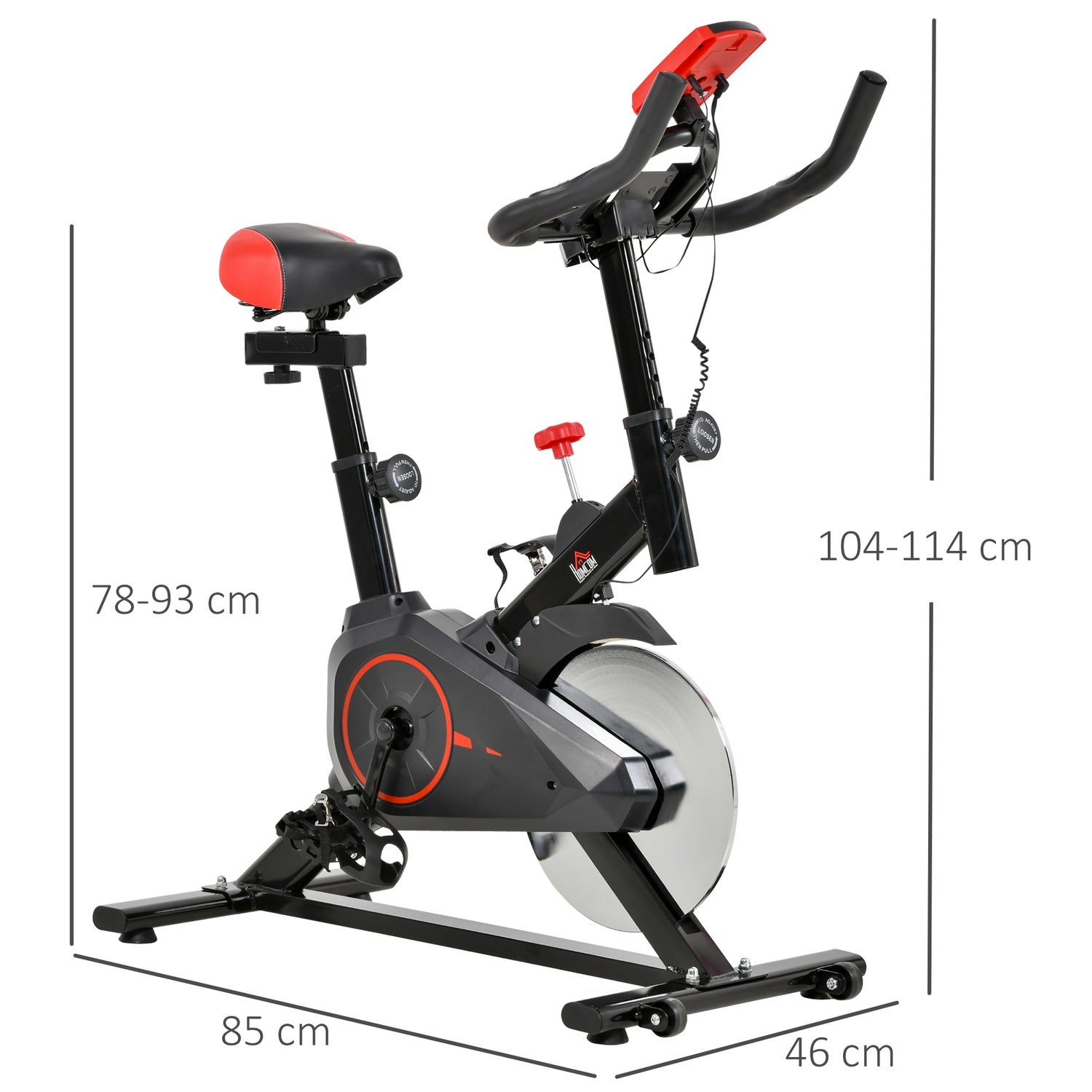 Inomhus Cykeltränare, Träningsutrustning 85x46x114 cm