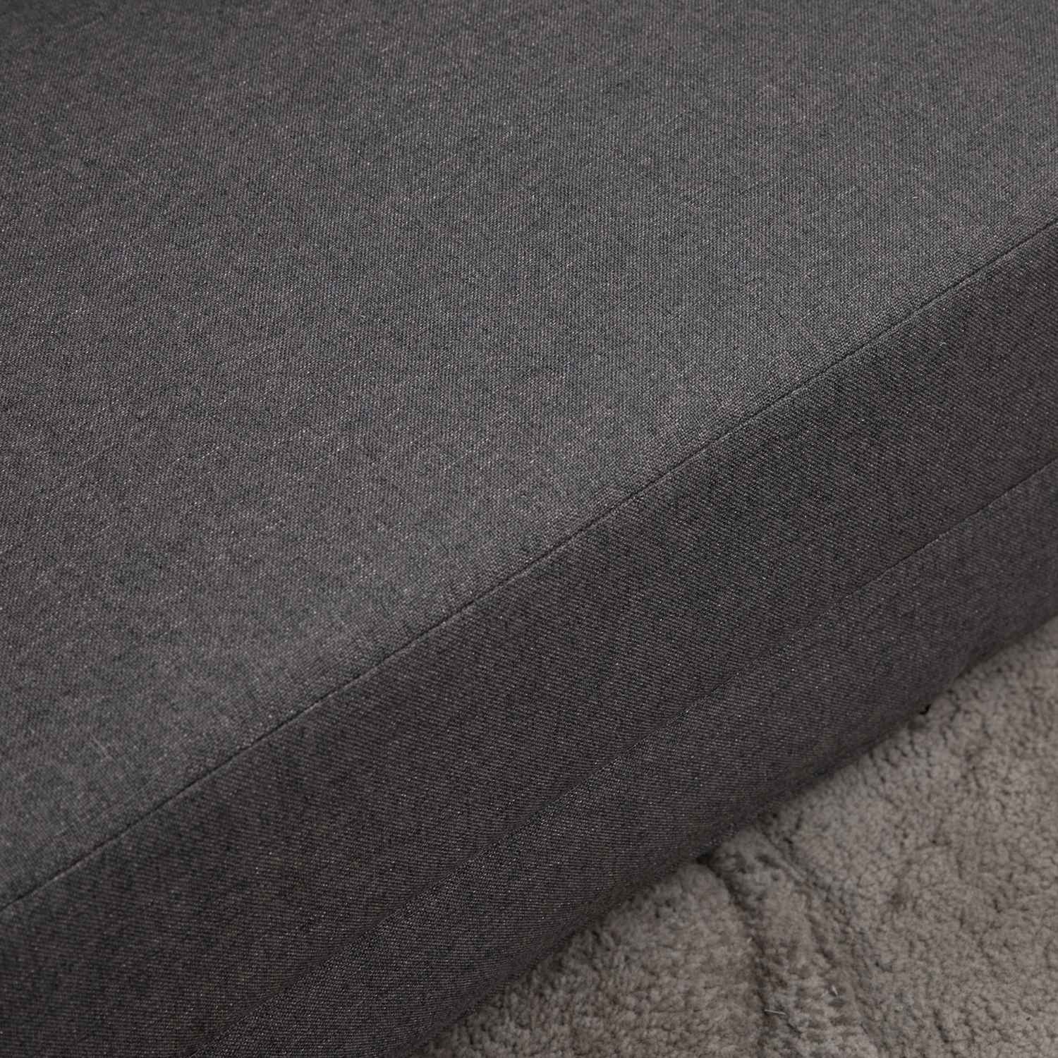 Justerbar sammenleggbar sovesofastol med puter – lin