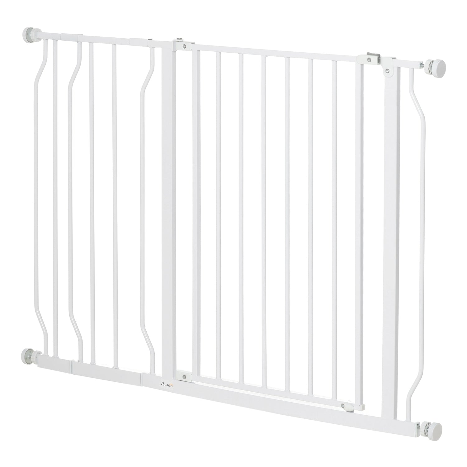 Justerbar hund- och babygrind – No-Drill, Svart, 75-115 cm