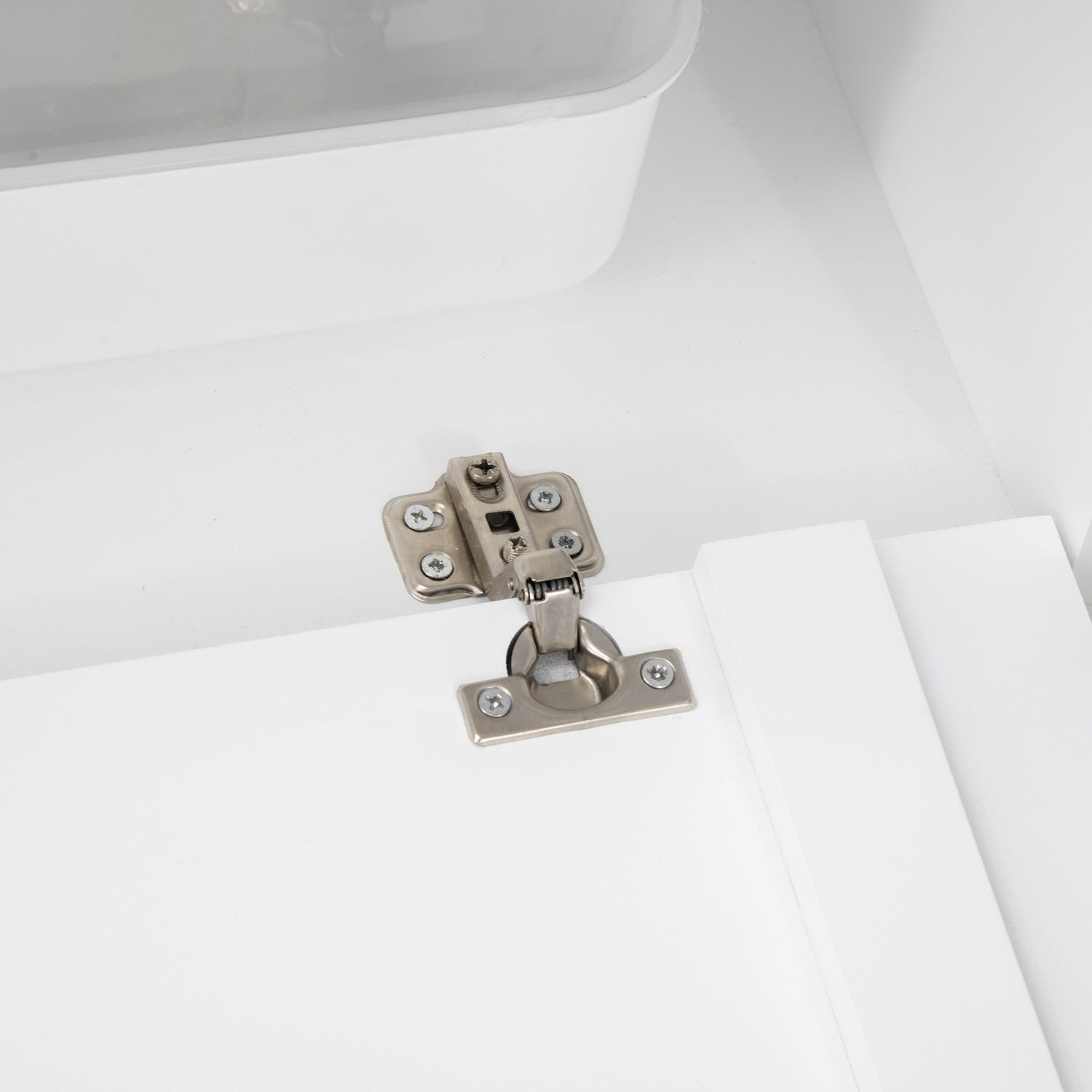 Kattskåp – Sidobord, vit MDF