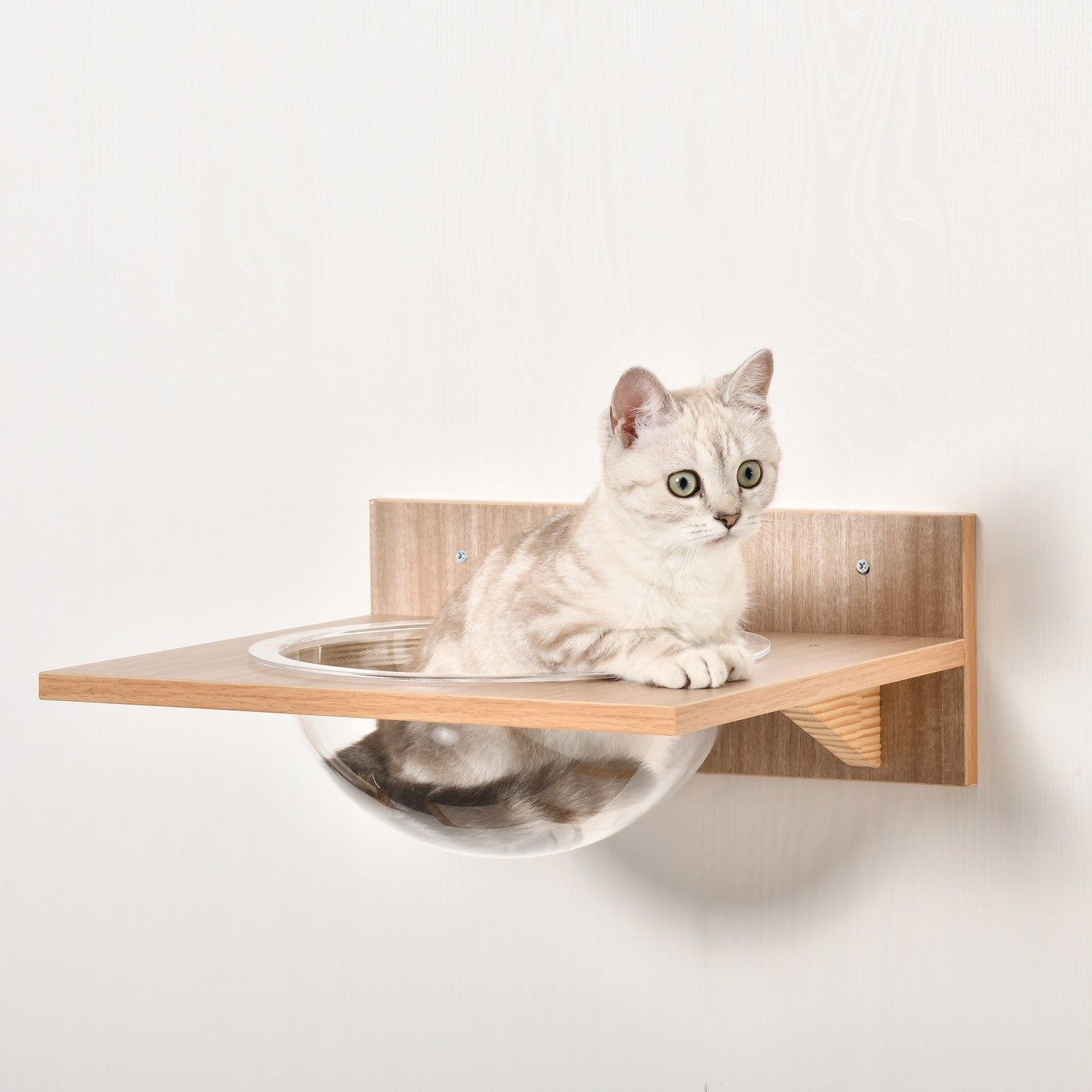 Kattträd med skrapstolpe & hängmatta, sisal & tall