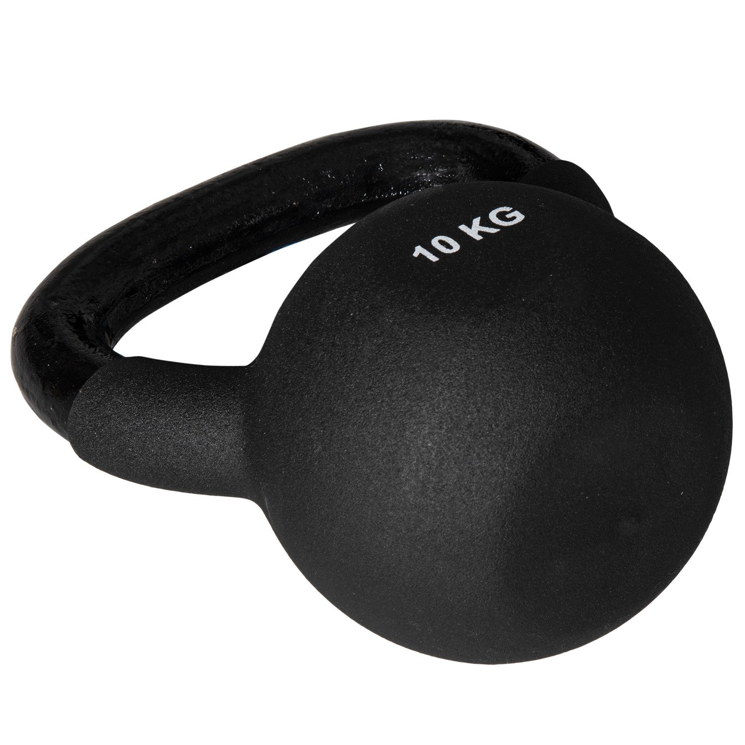 Kettlebell 10 Kg, Neoprenbelagt gjutjärn, golvvänlig