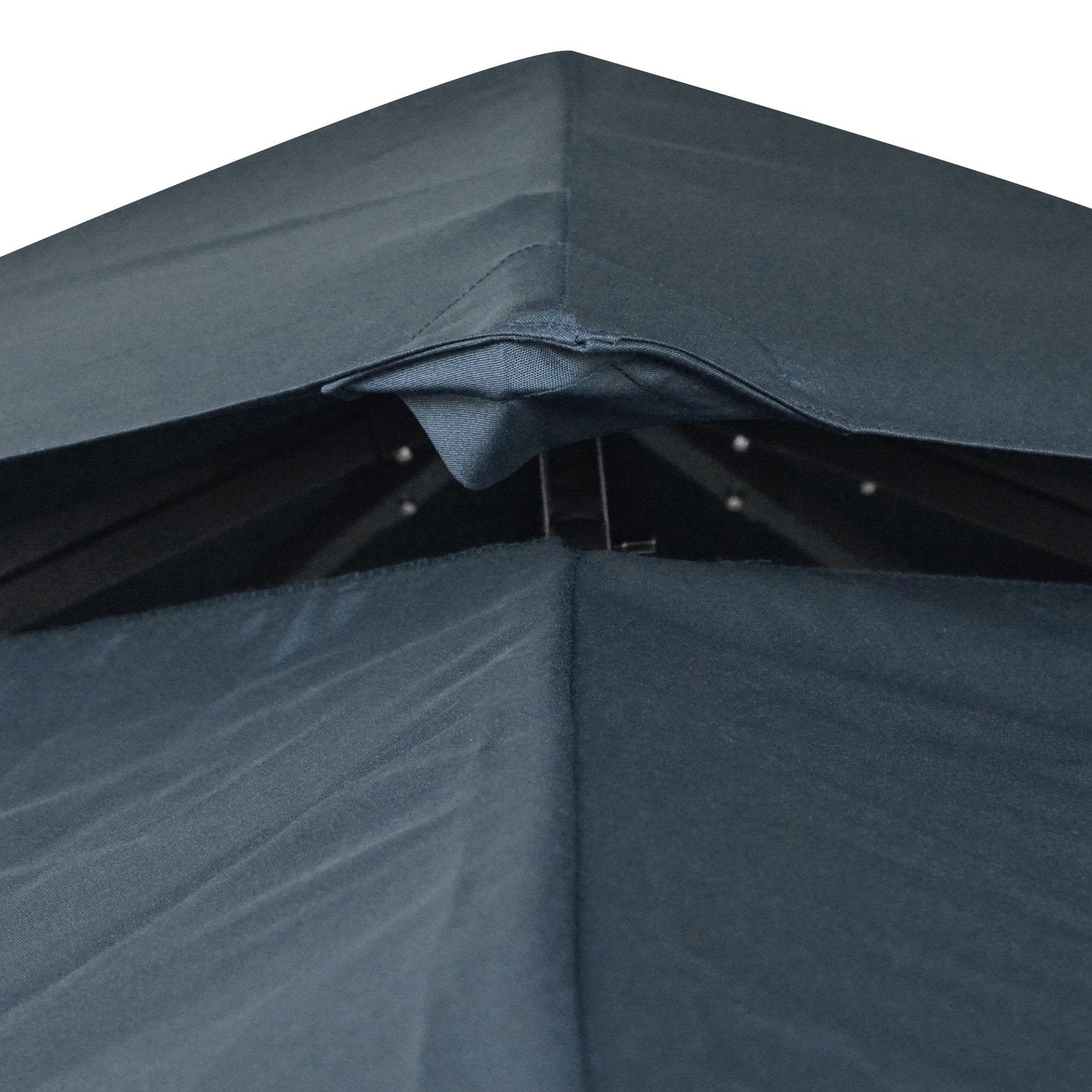Kolgrå polyestertak för 3x3M Metal Gazebo