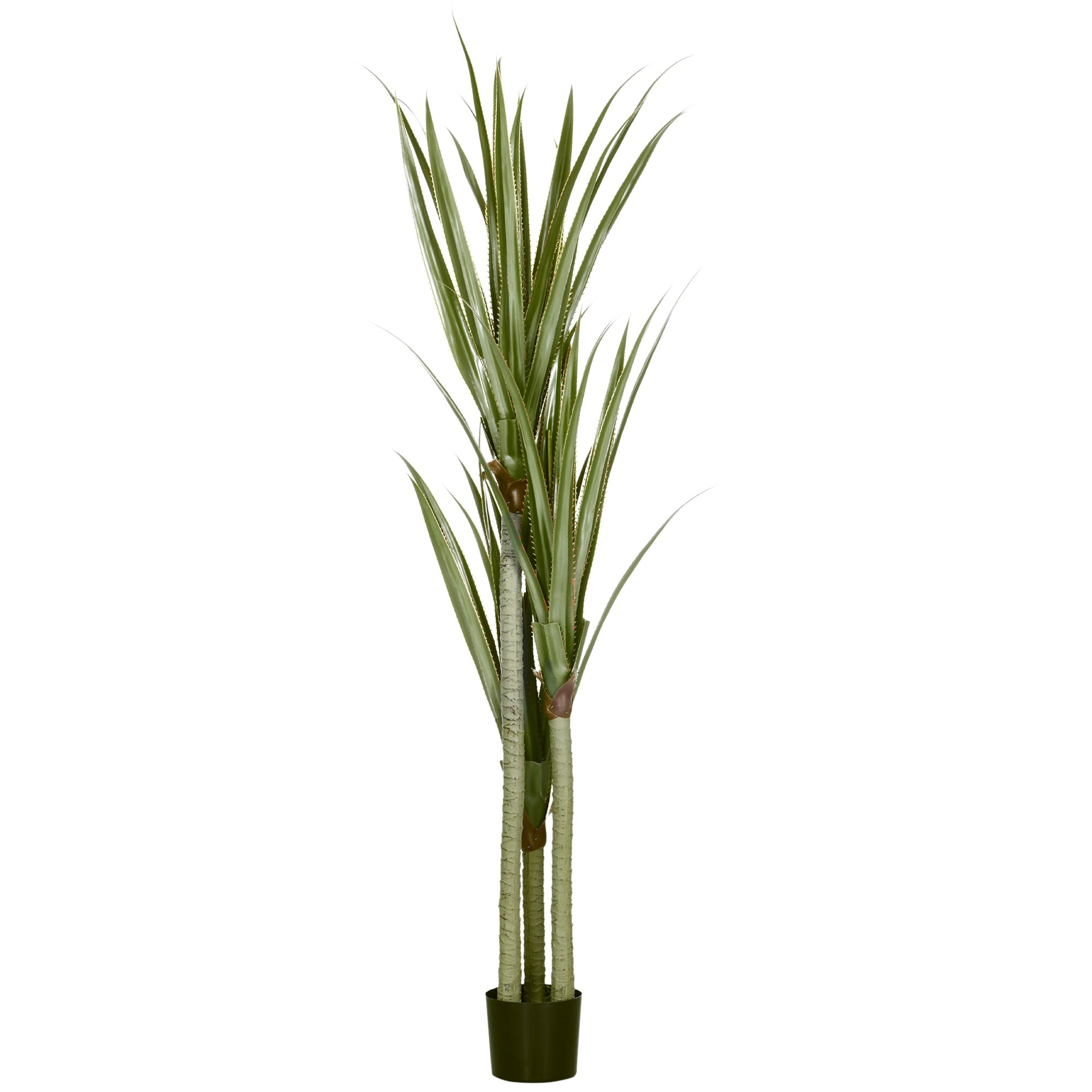 Konstgjord Yucca-växt, 190 cm, inomhus/utomhus, lättskött