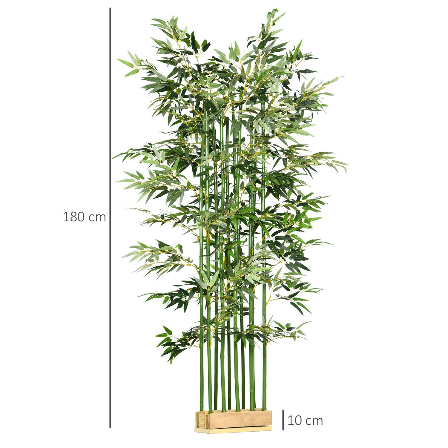 Konstgjord bambuplanta, 180cm, furukruka, inomhus/utomhus