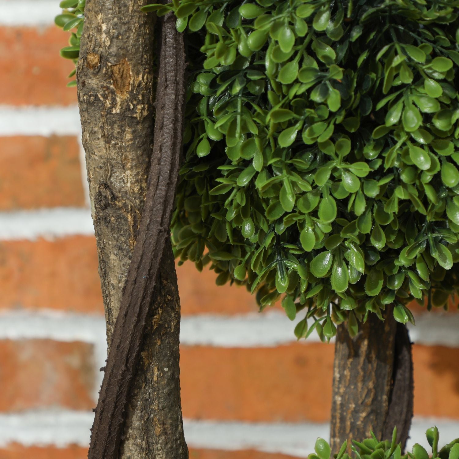 Konstgjord buxbomväxt i kruka, 115 cm dekorativ grönska