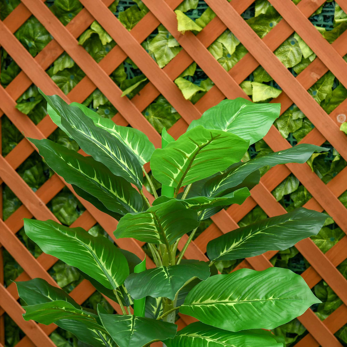 Kunstig plante med potte, 95 cm, 33 blader