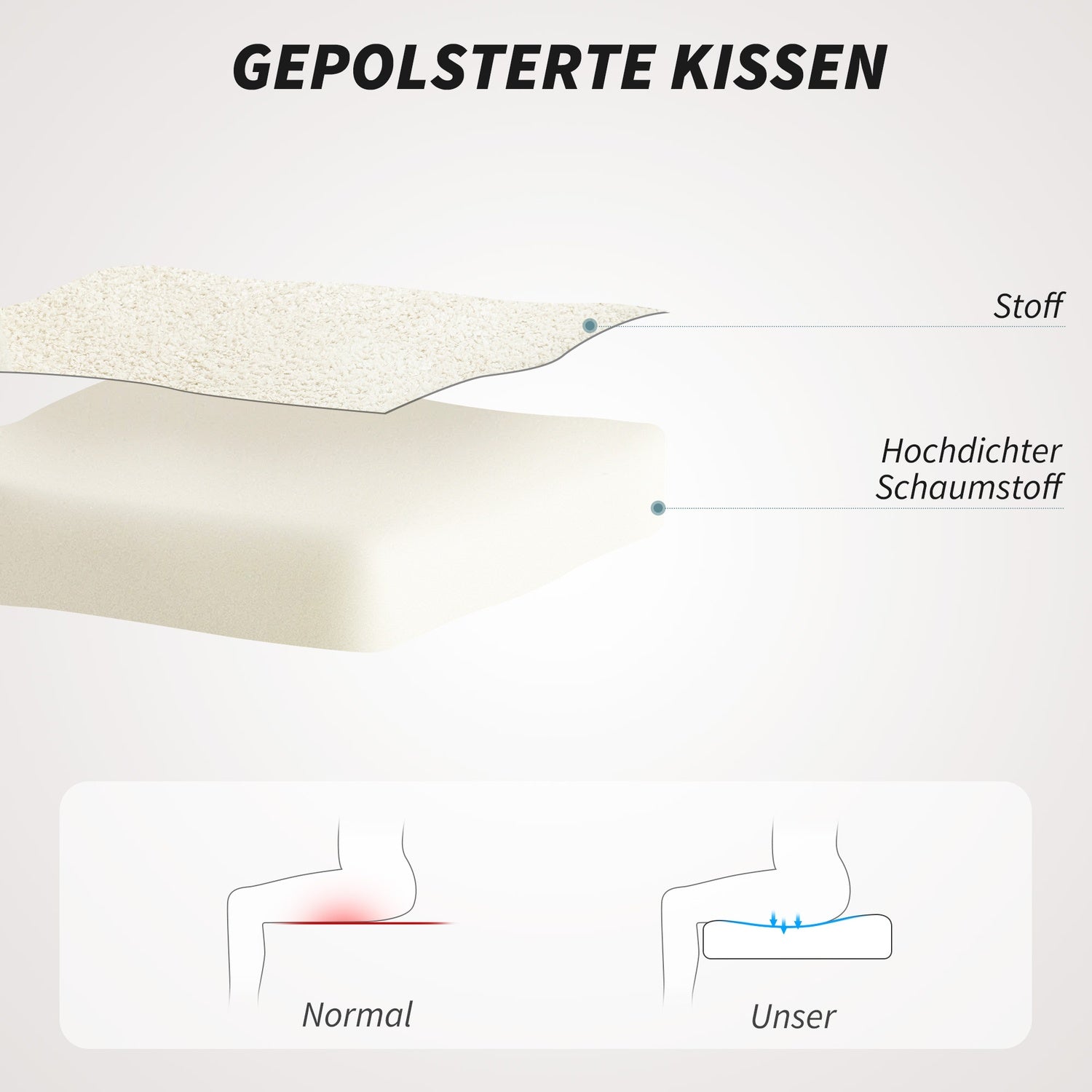 Kontorsstol, sammetsliknande tyg, böjd rygg, beige
