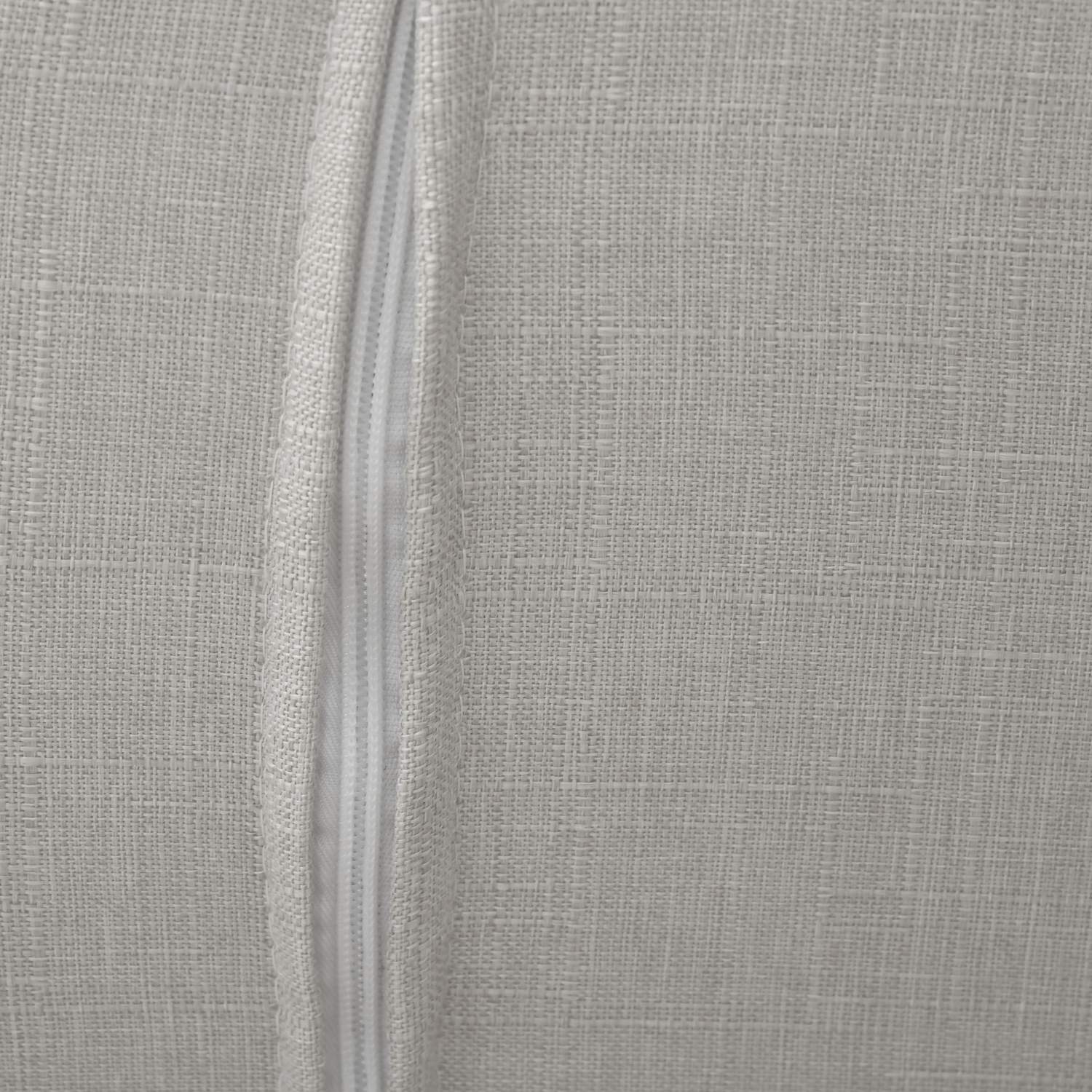 Loungestolar Set med pall - Linneöverdrag, ljusgrå