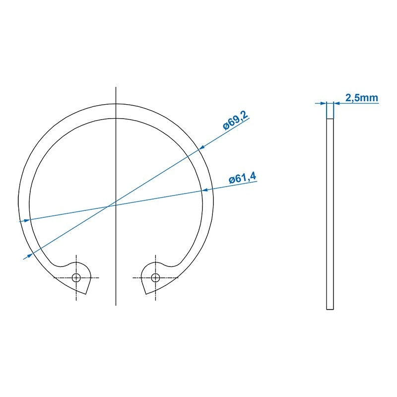 Låsring Ø64mm