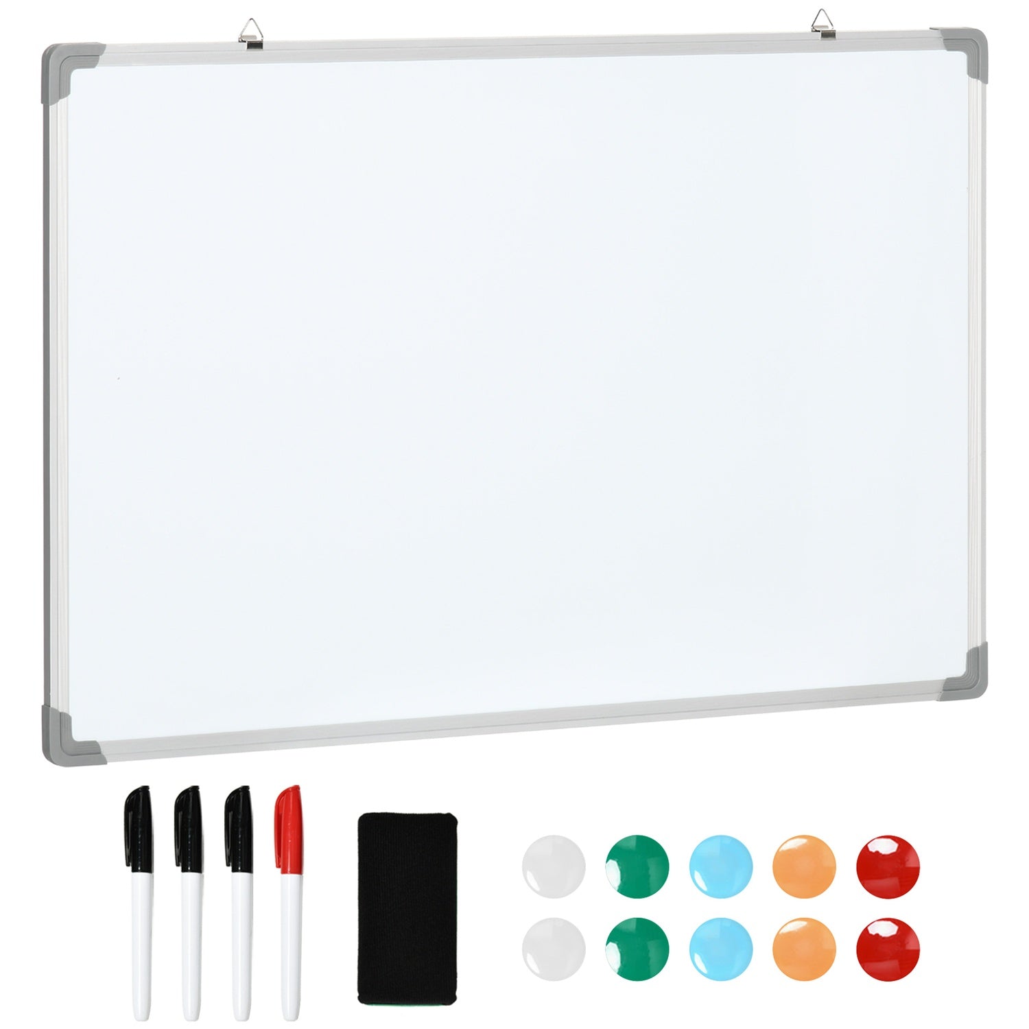 Magnetic Dry Erase Whiteboard med tillbehörsuppsättning