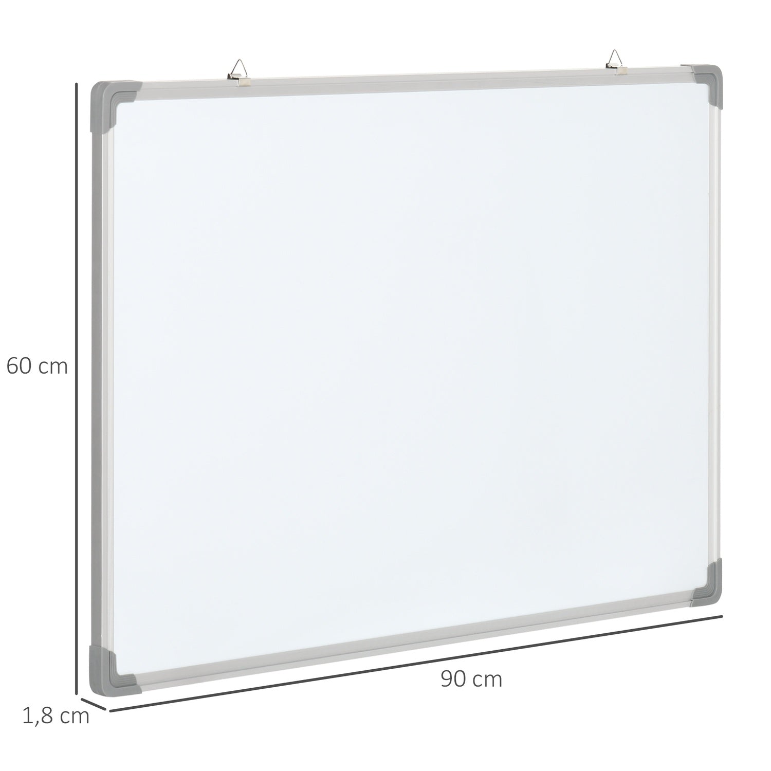 Magnetic Dry Erase Whiteboard med tillbehörsuppsättning