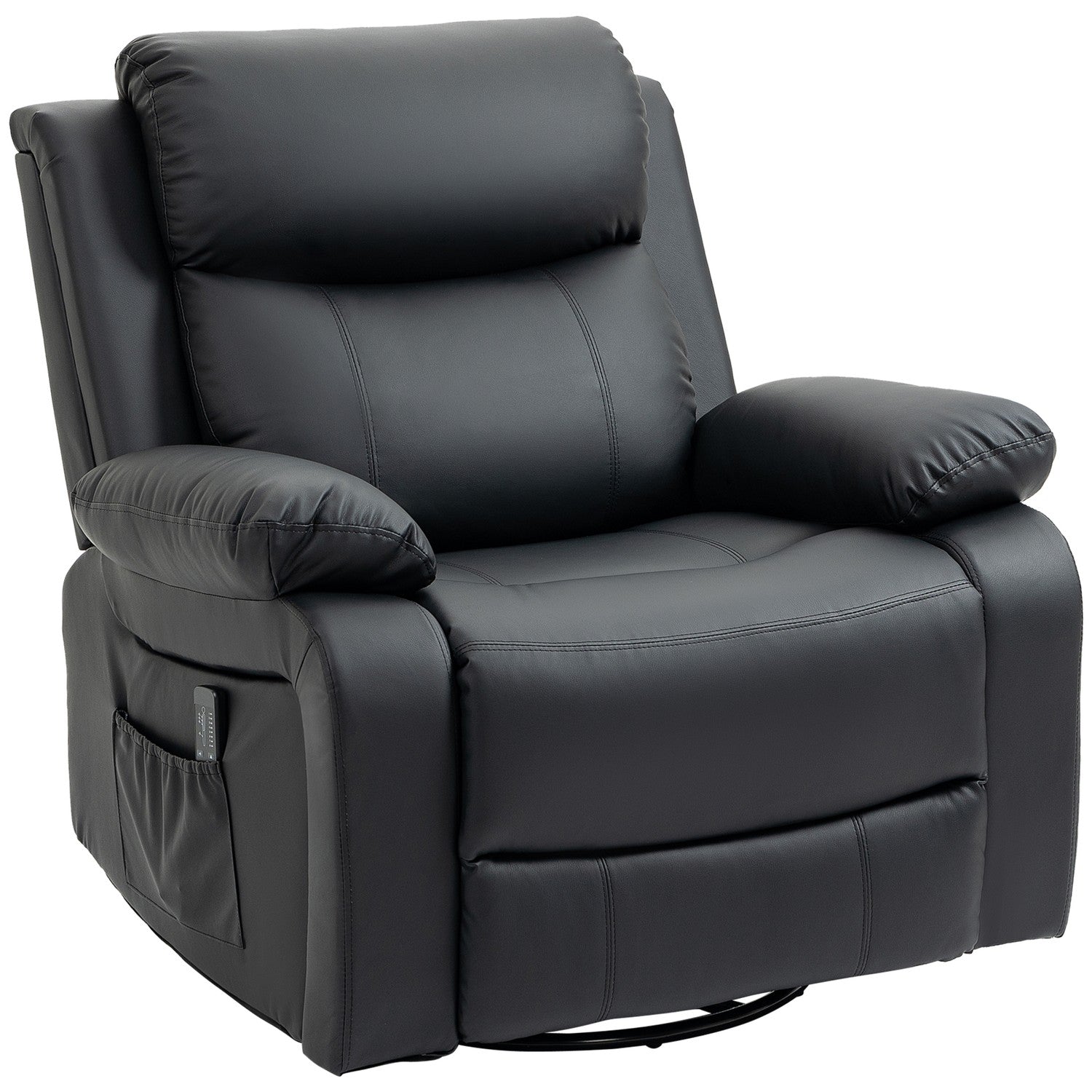 Massagefåtölj med gungande, 8-punktsvibration
