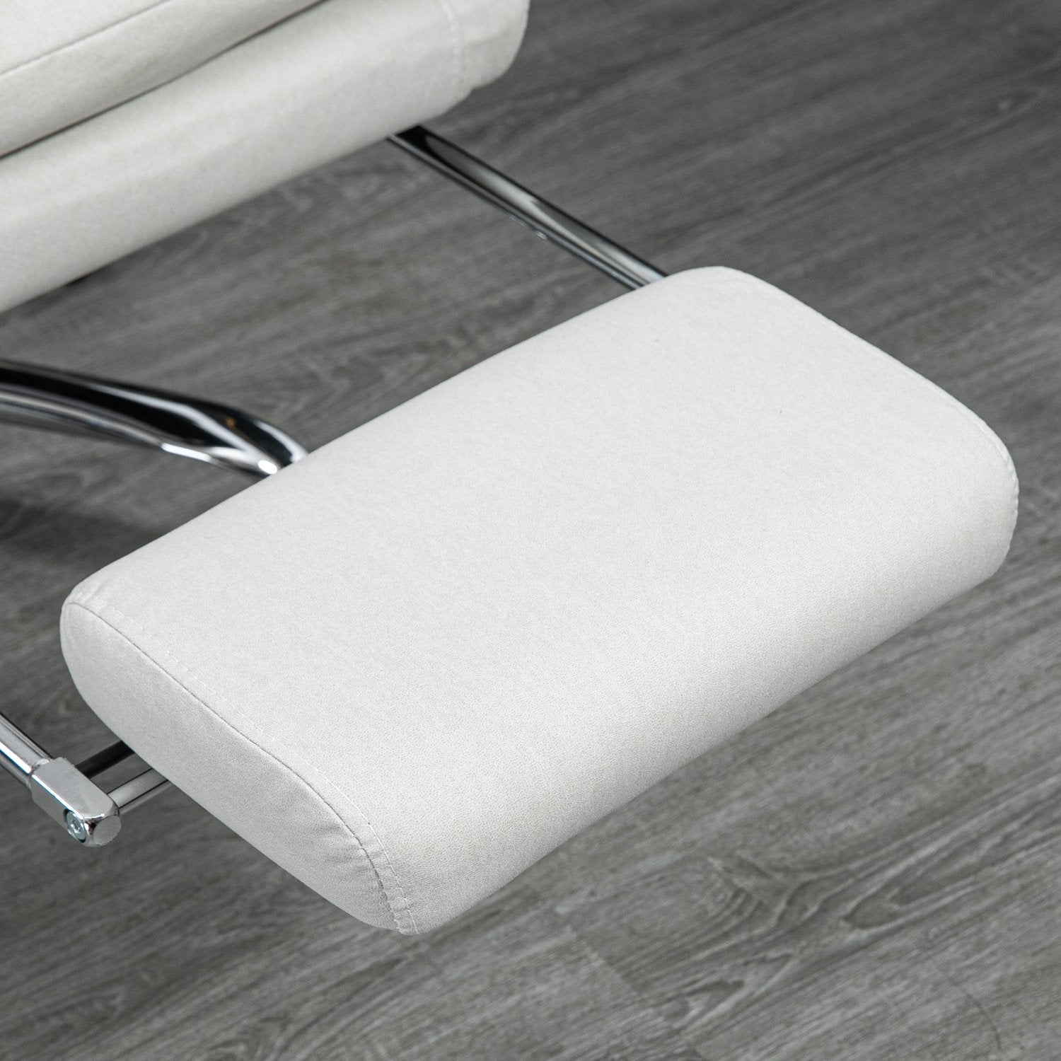 Massagekontorsstol, 135° lutning, justerbar höjd, kräm