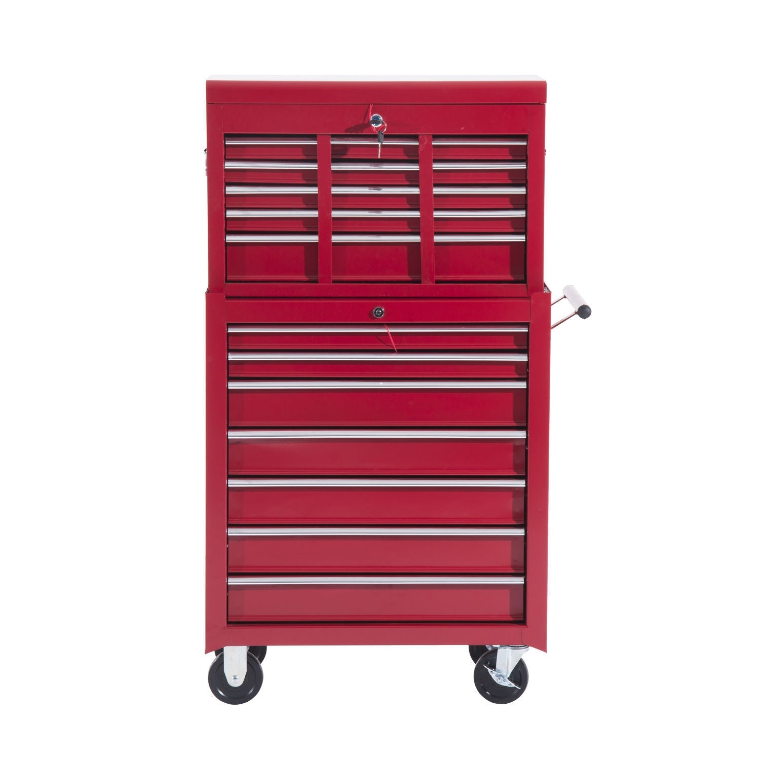Metal Tool Trolley – Röd mobil verkstadsförvaring
